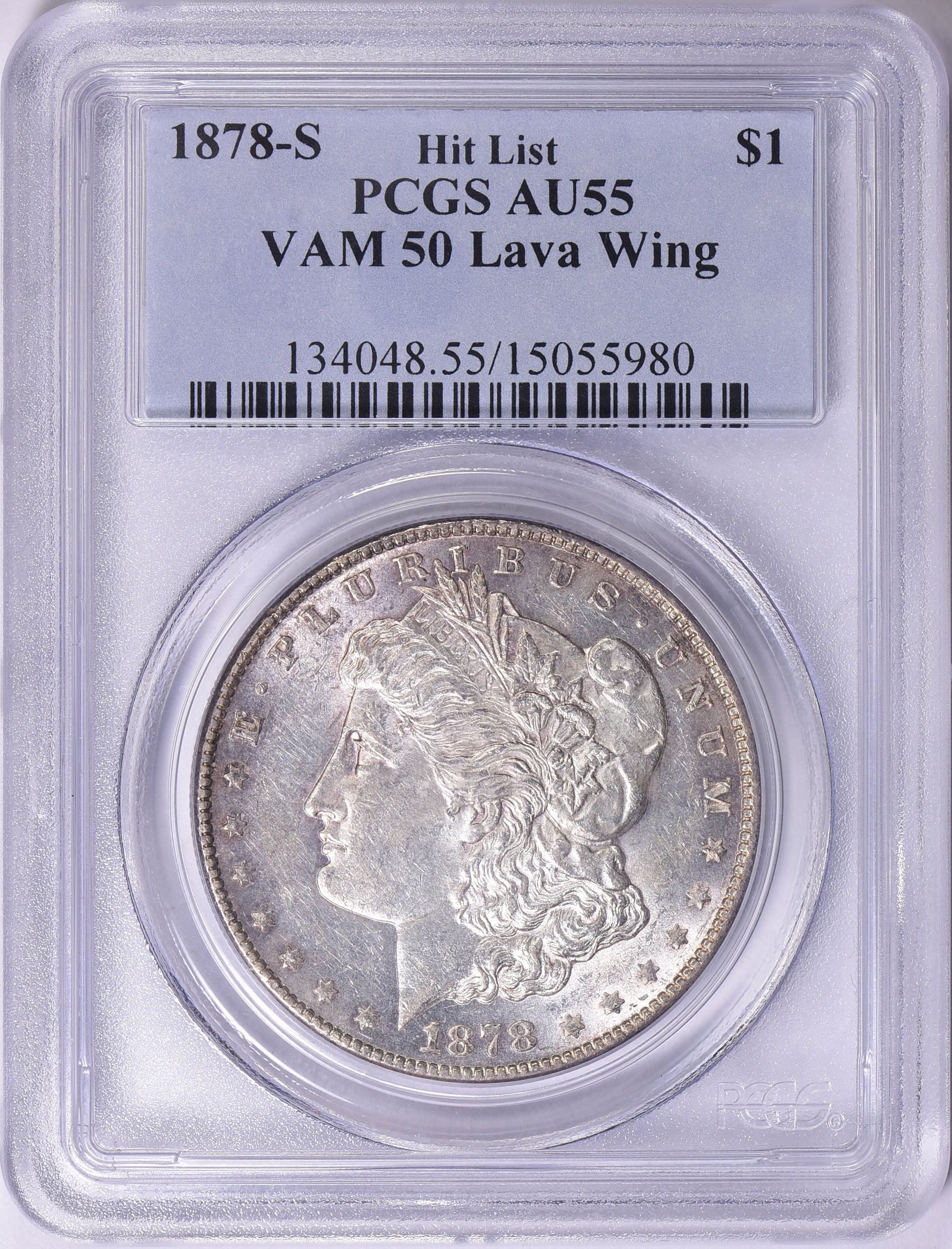 1943-44 フランス領インドシナ テール  PCGS AU55 1878-S Morgan Silver Dollar Lava Wing VAM-50 Hit List PCGS AU-55