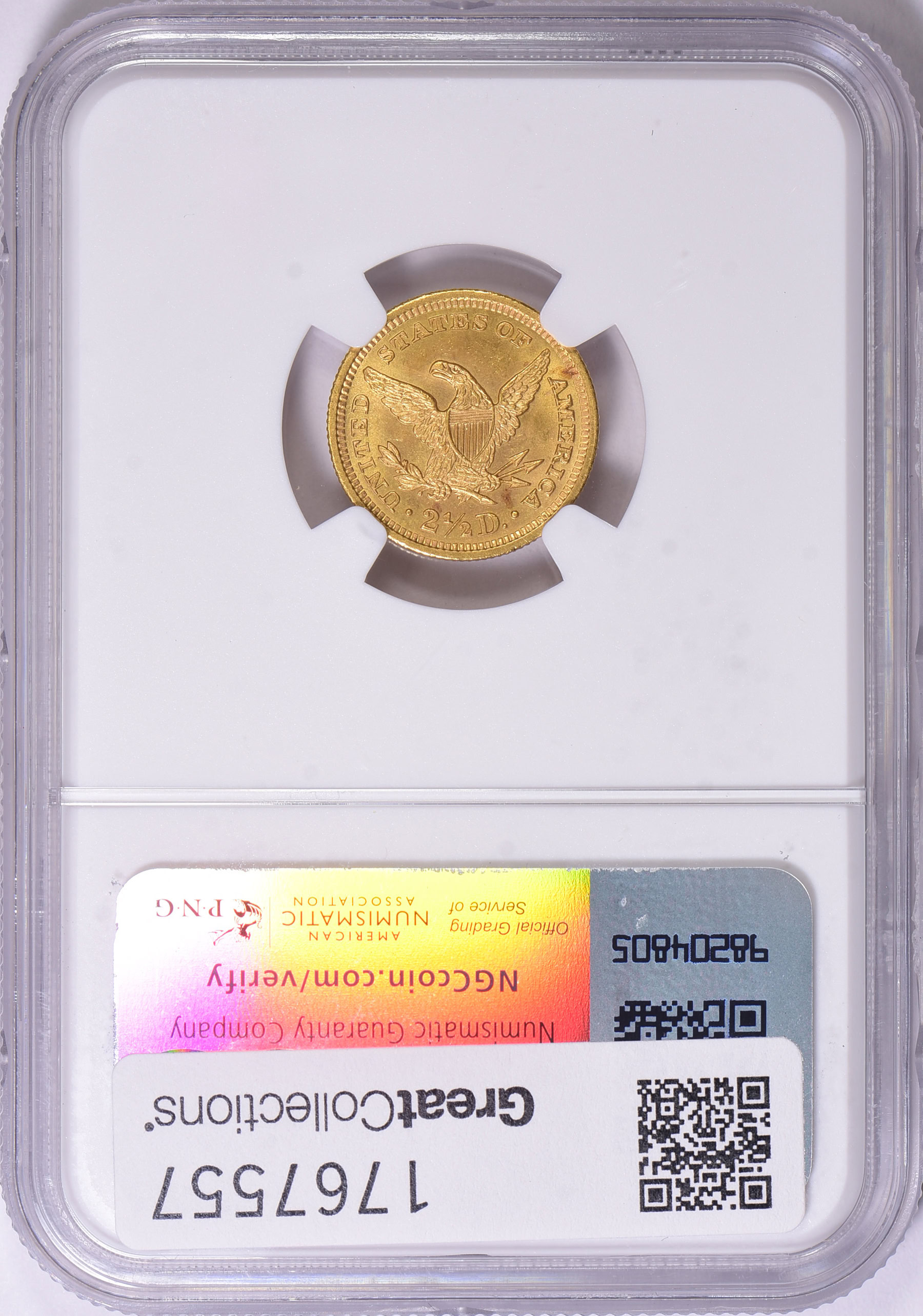 1905 Liberty Gold Quarter Eagle NGC MS-67 (Item 1767557 ...
