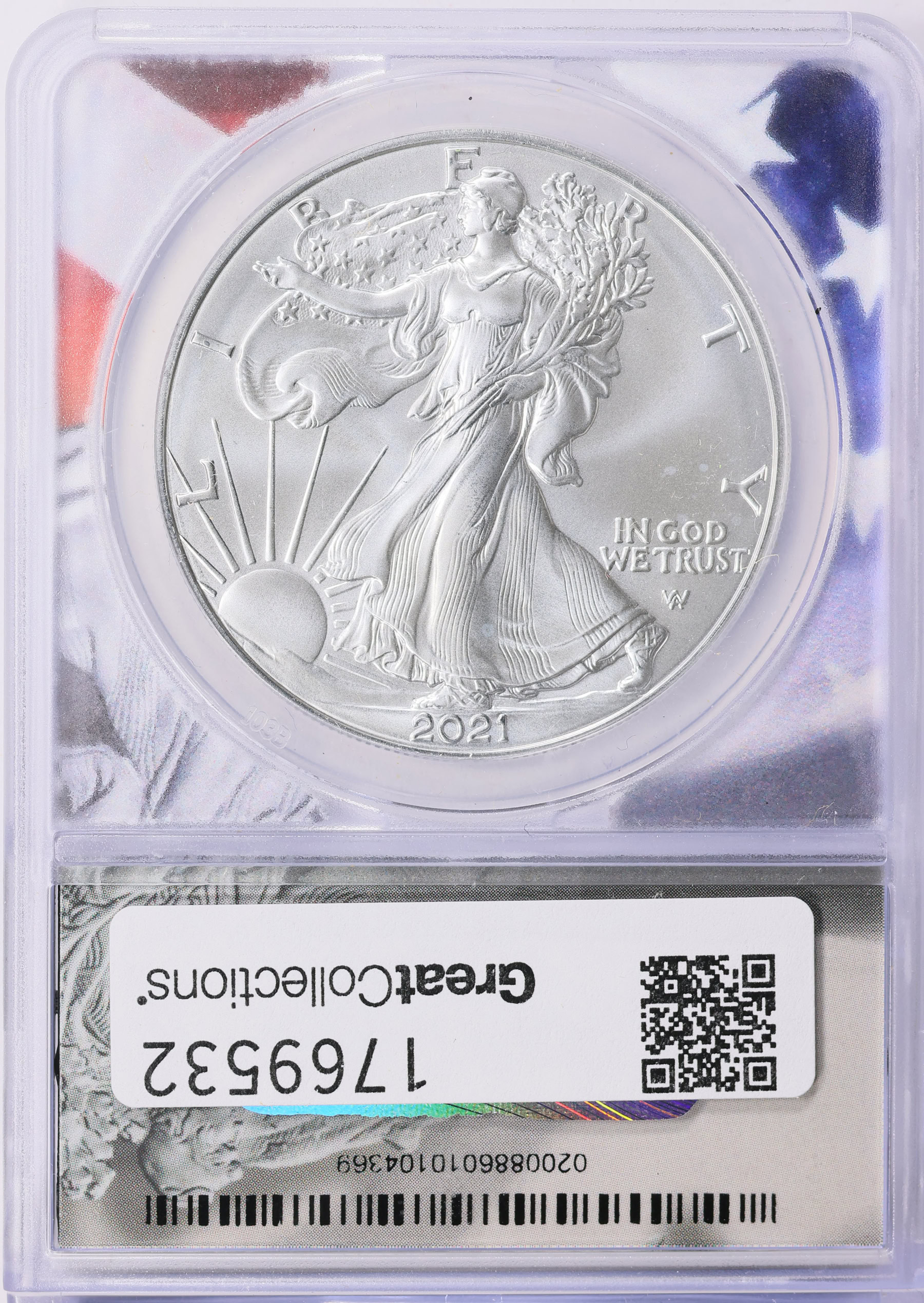 2021-(S) $1 Silver Eagle Type 2 Supplemental Production Assistance ...