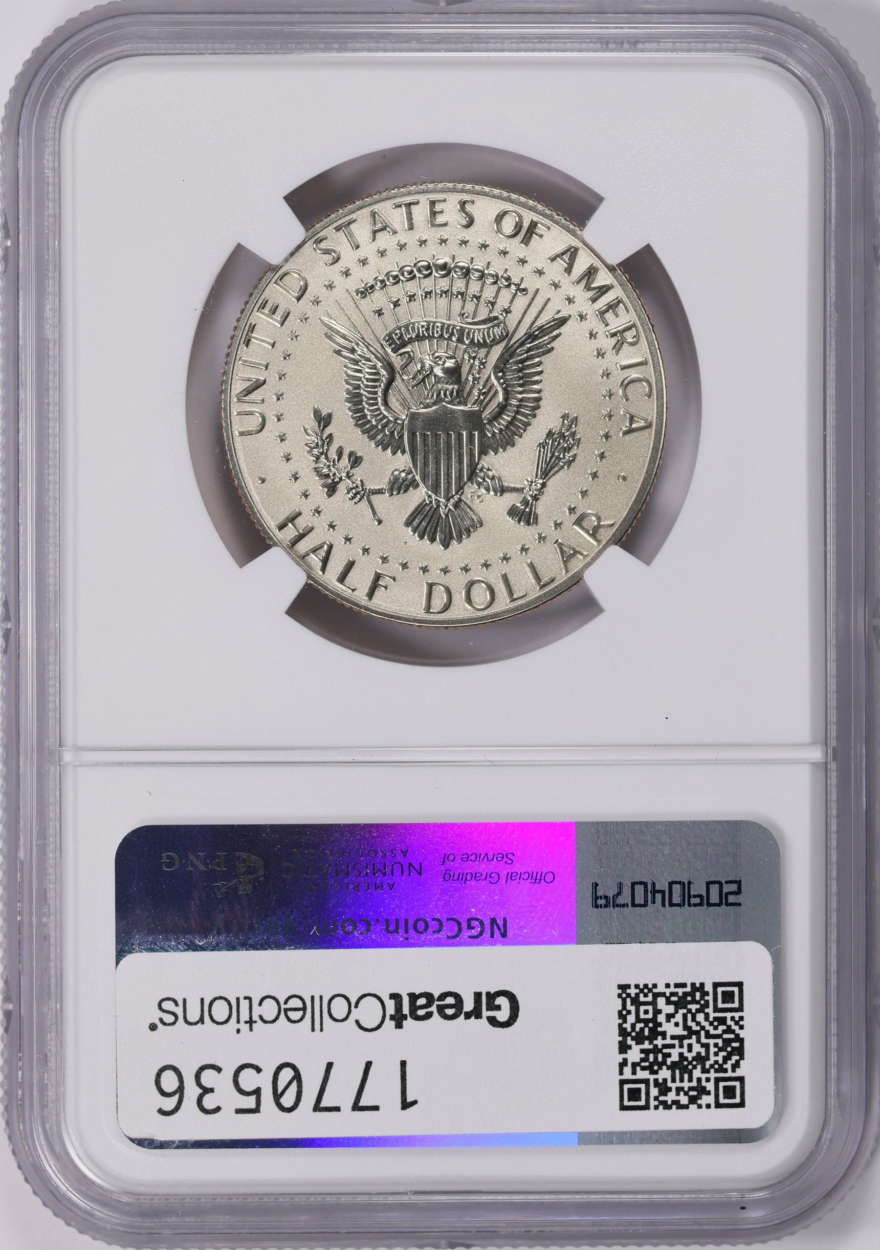 2019-S Kennedy Half Dollar Enhanced Reverse Proof (From the Apollo 11 ...