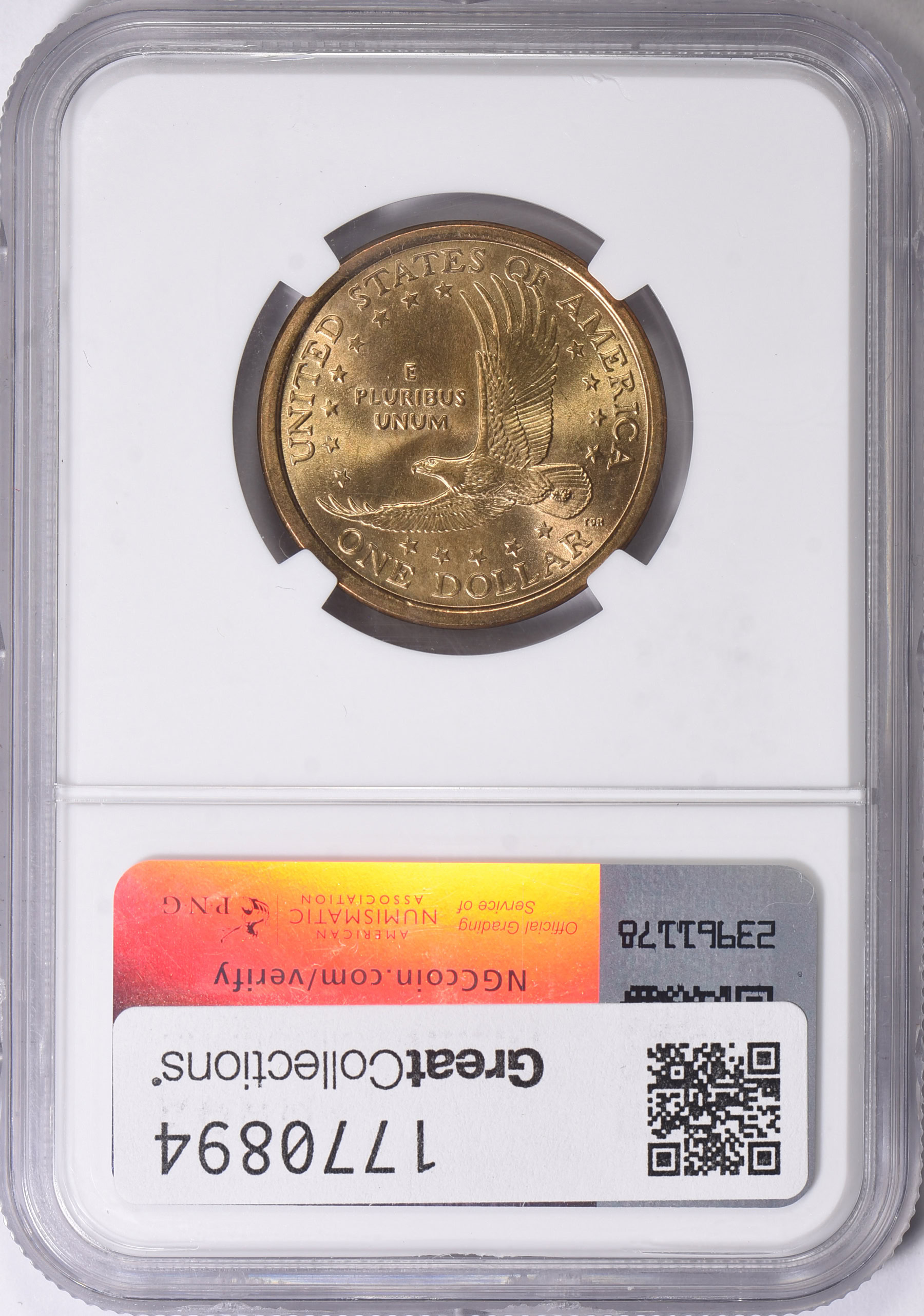 2000-P Sacagawea Dollar Wounded Eagle NGC MS-67 (Item 1770894