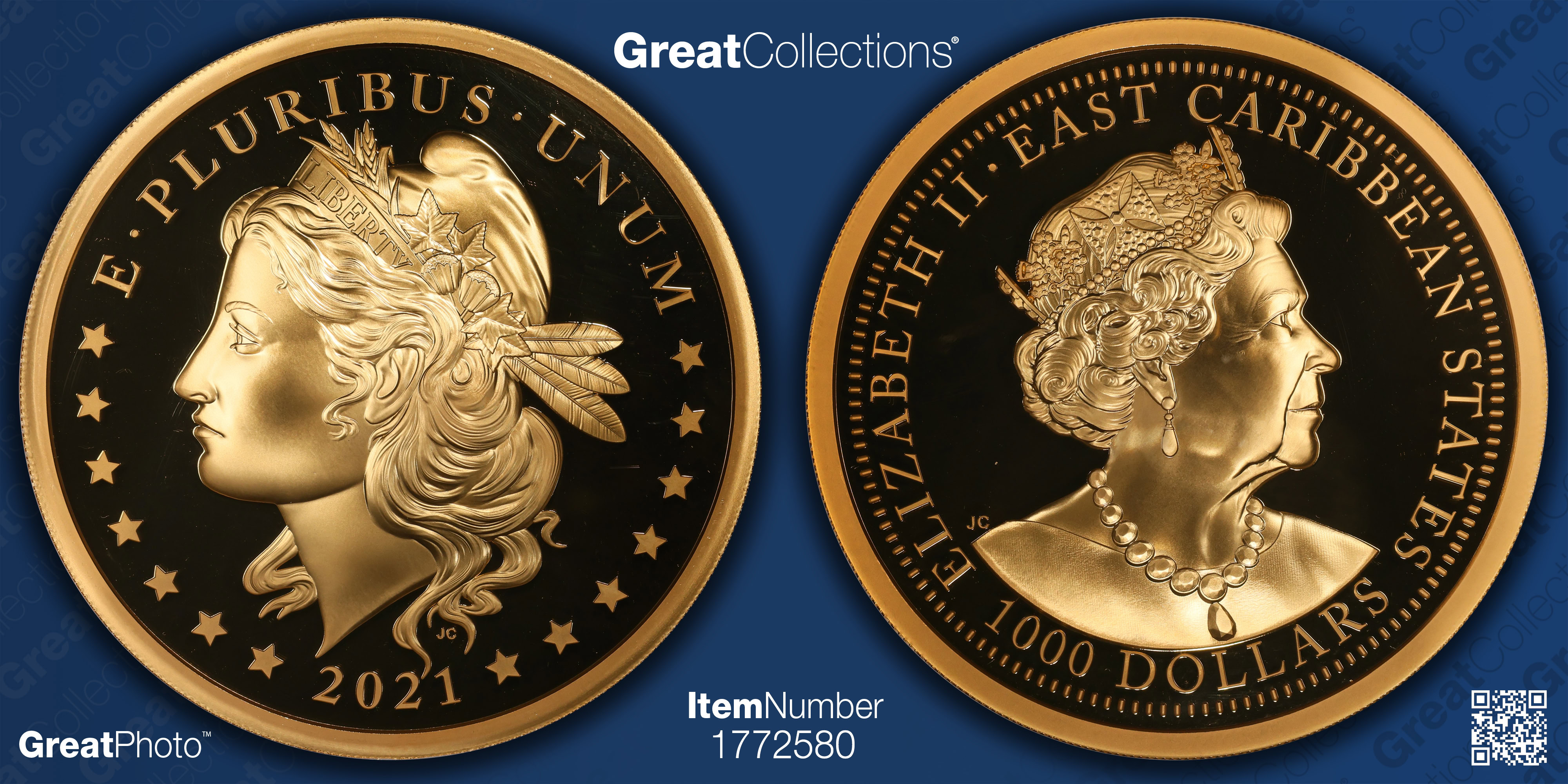 Great Britain 2021 Gold Kilo 100 Pounds Alderney - Silver Dollar