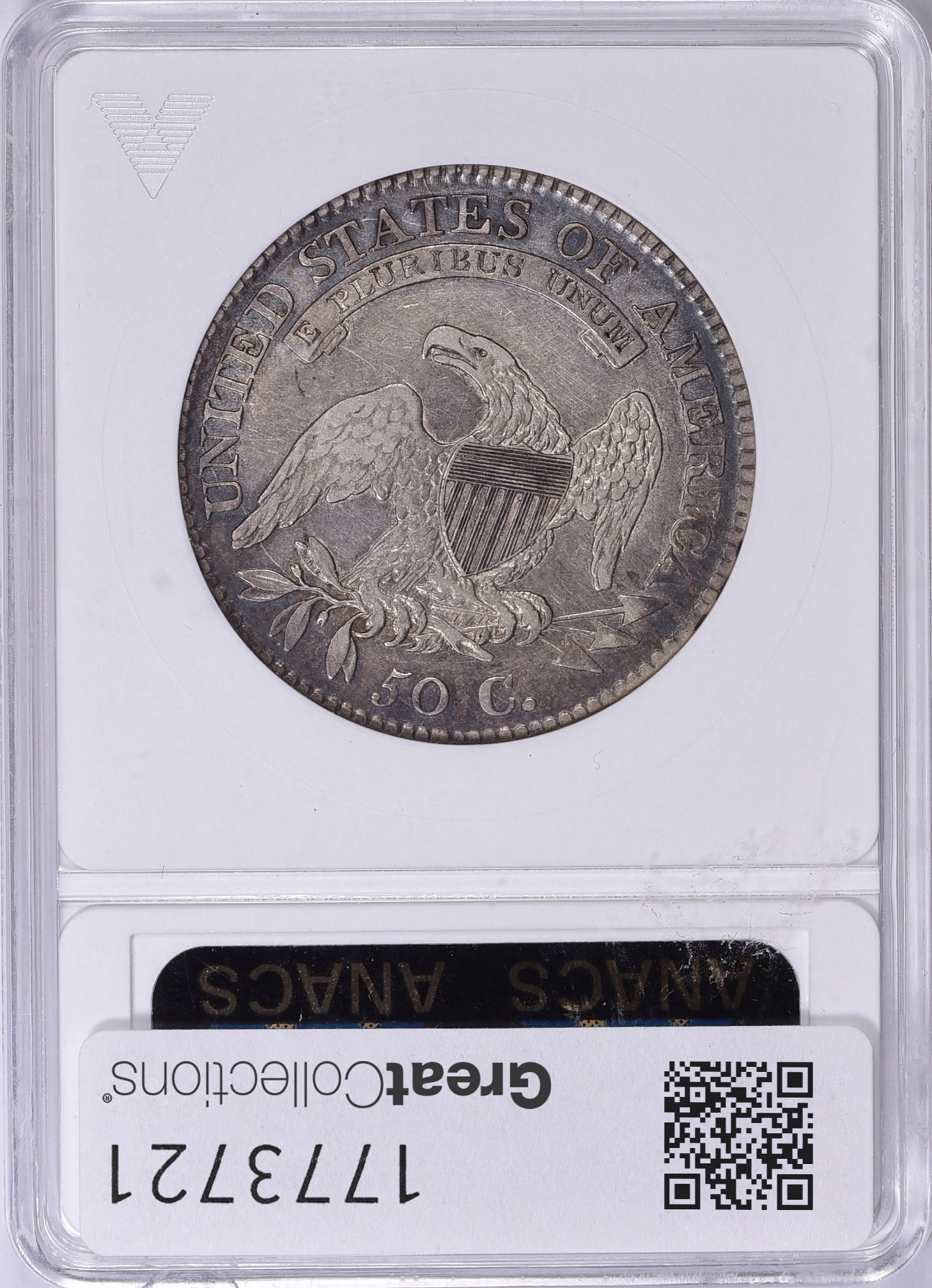 1812 Capped Bust Half Dollar Overton 108 ANACS EF 40 Details OH Item 