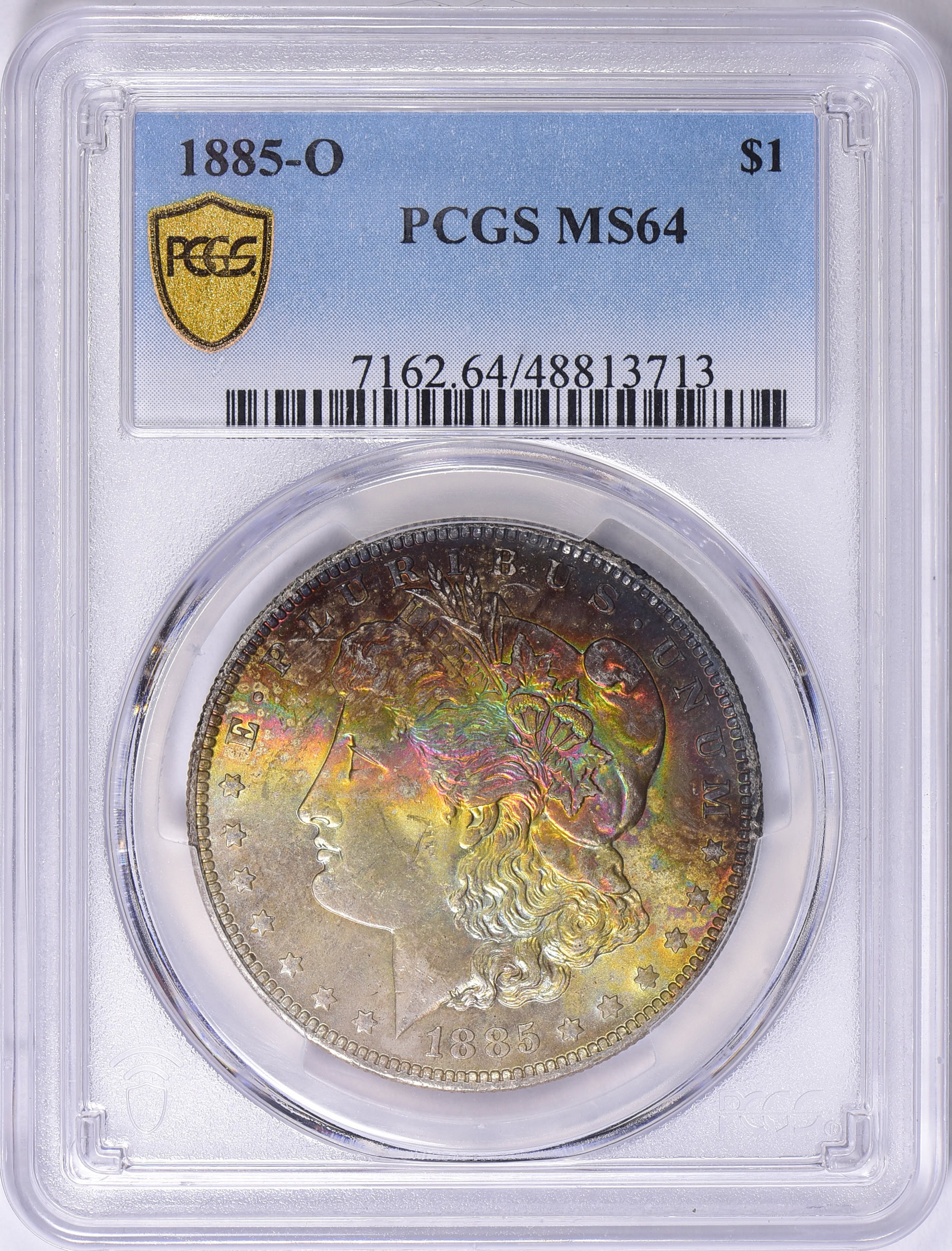 1885-O Morgan Silver Dollar PCGS MS-64 (Toned) (Item 1779121 ...