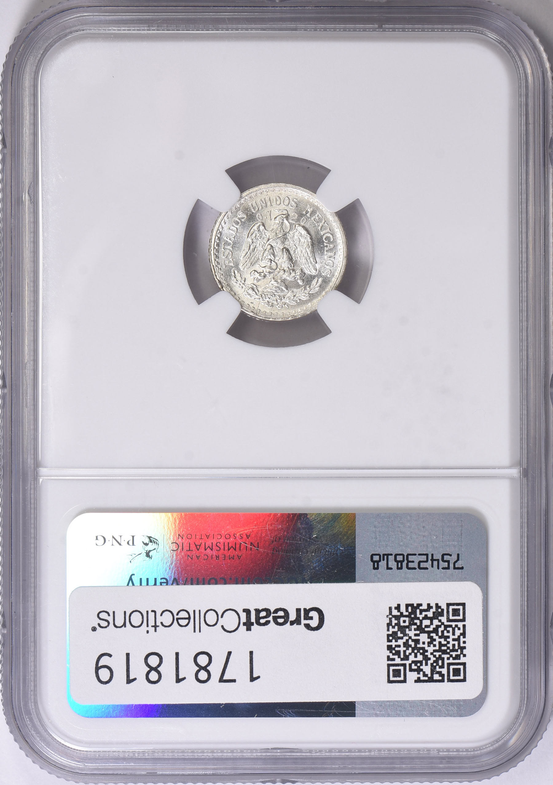 Mexico 1930-M Silver 10 Centavos KM-431 NGC MS-65 (Item 1781819 ...