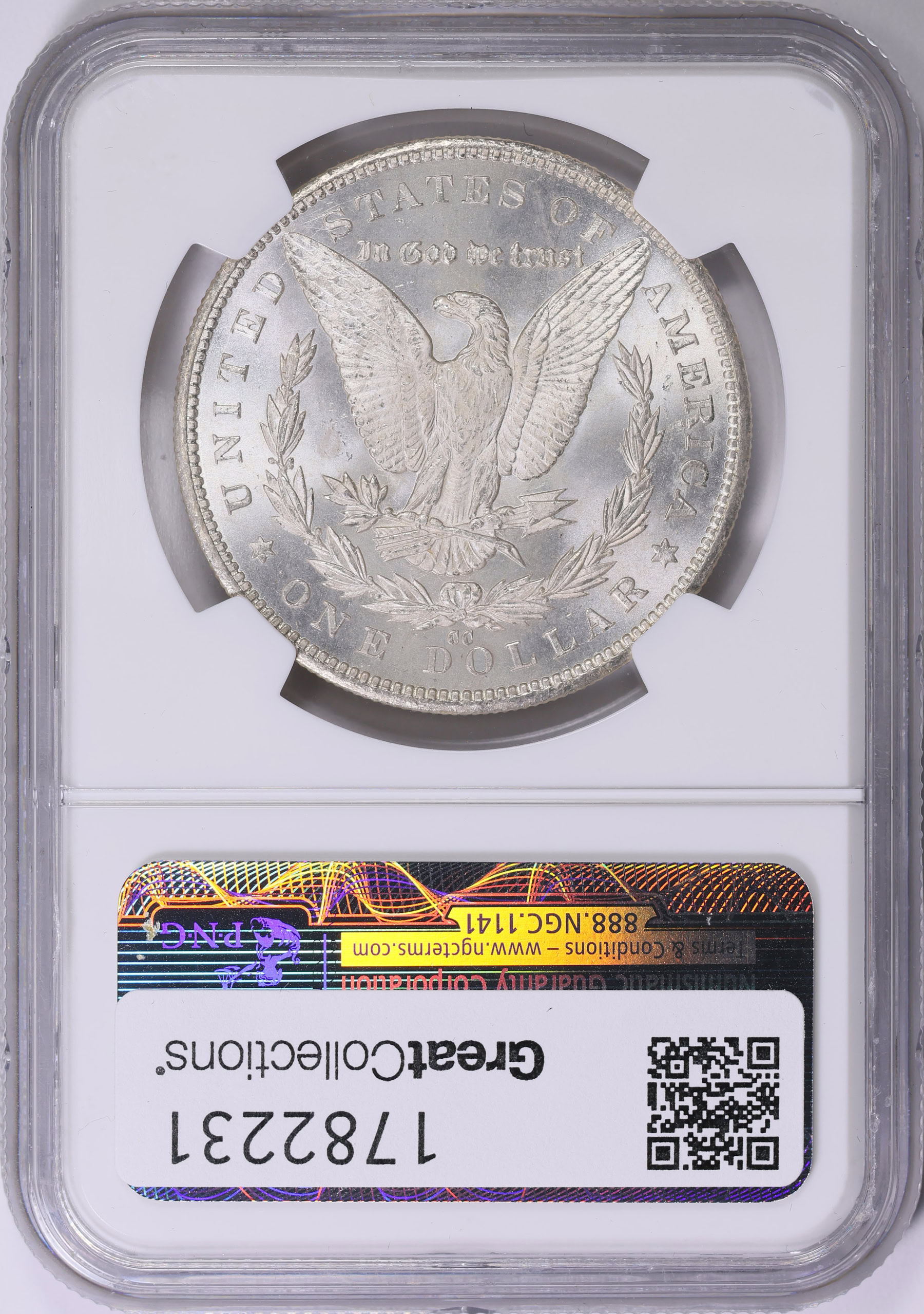 1884-CC Morgan Silver Dollar NGC MS-66+ (CAC Green) (Item 1782231 ...