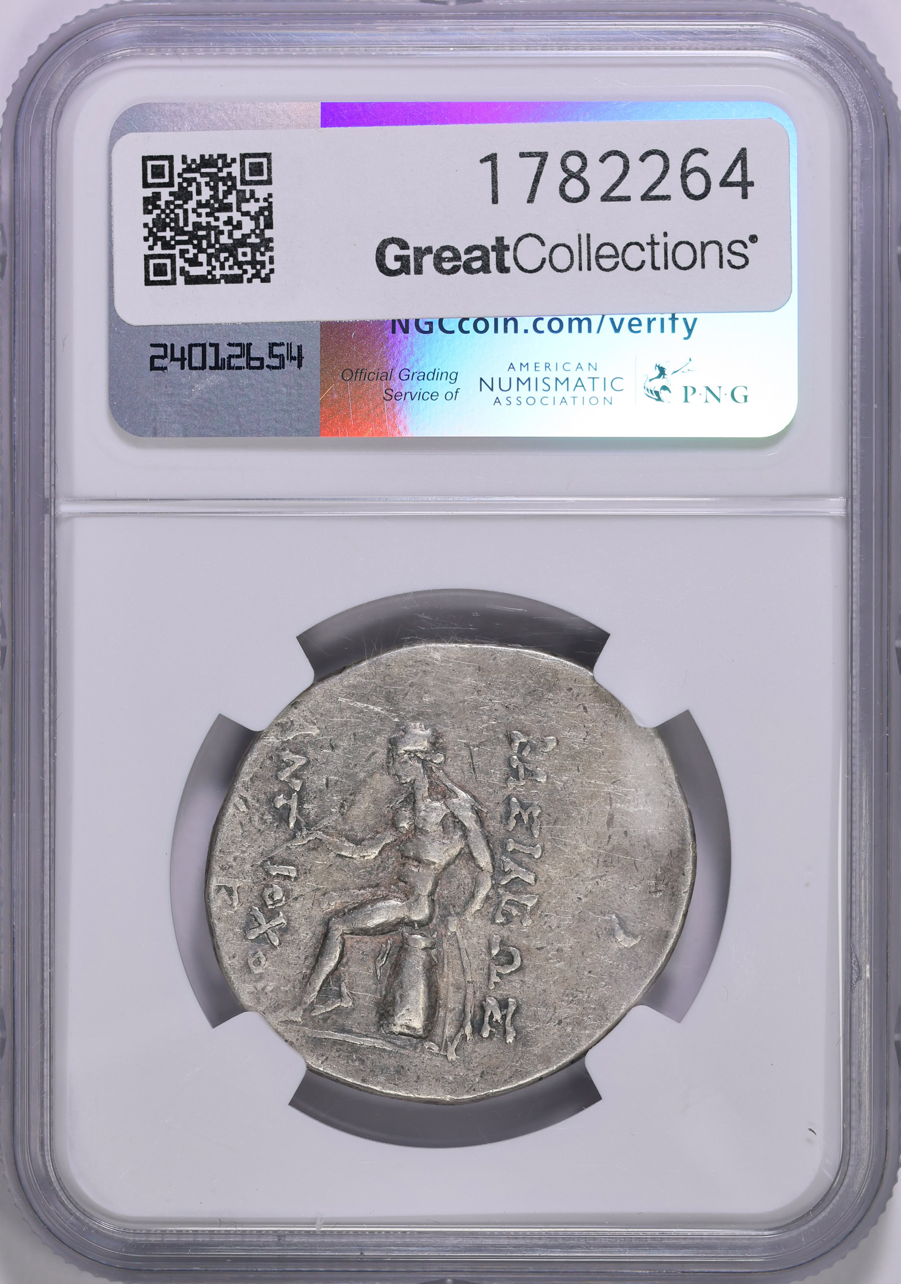 Ancient Seleucid Kingdom, Antiochus III (222-187 B.C.) AR Tetradrachm ...