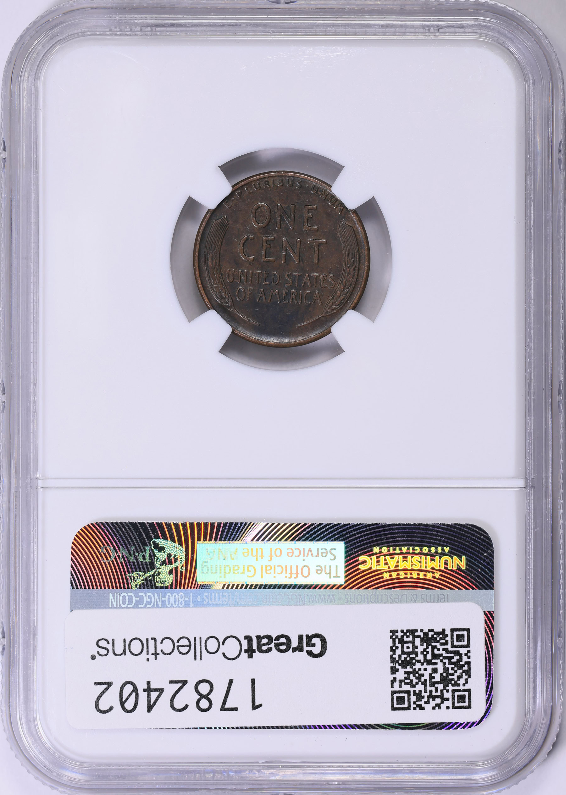 1926-S Lincoln Cent NGC XF-45 BN (Item 1782402) | GreatCollections Coin ...