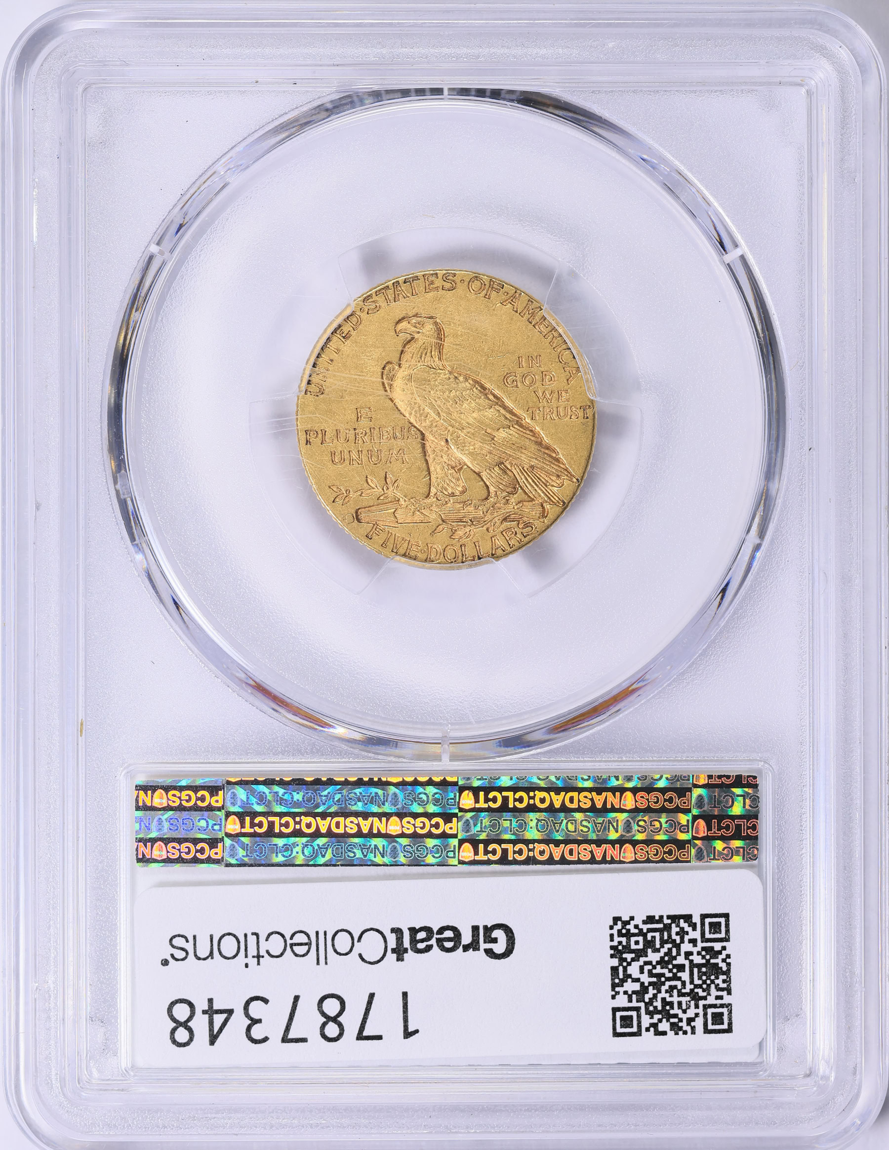 1914-S Indian Gold Half Eagle PCGS AU-53 (Item 1787348 ...