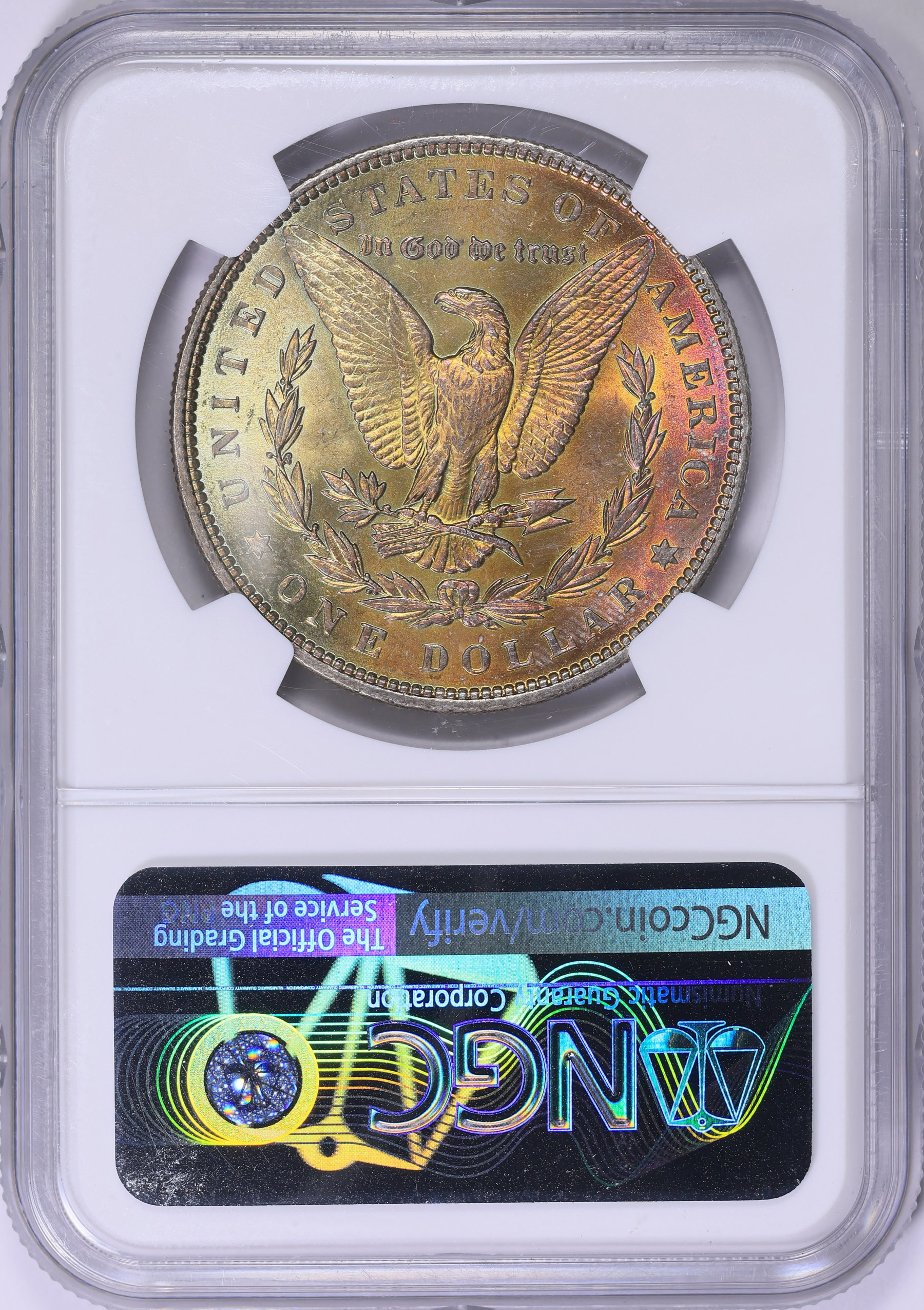 1886 Morgan Silver Dollar NGC MS-62 (Toned) (Item 1787819 ...