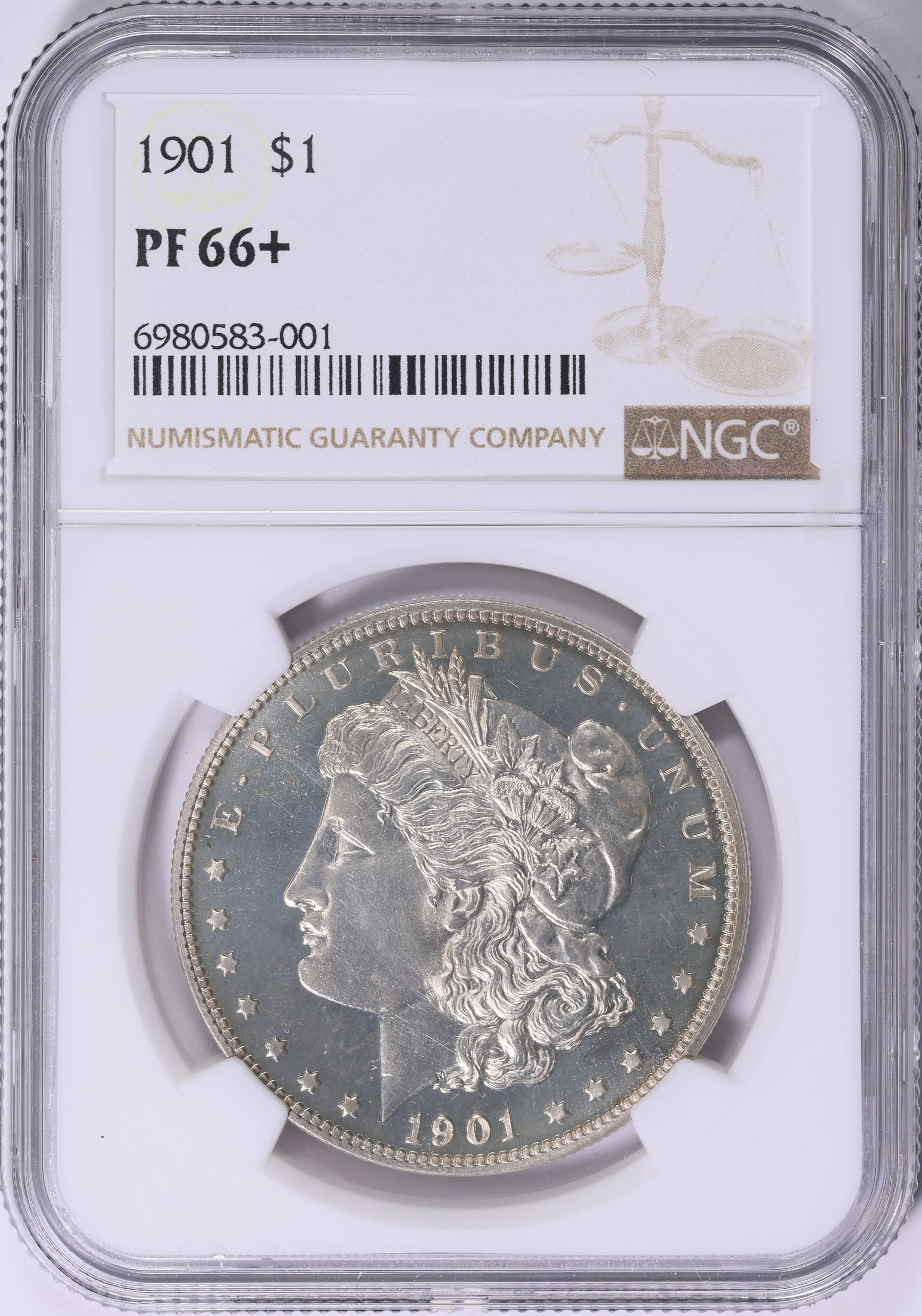 1901 Morgan Silver Dollar NGC Proof-66+ (Item 1790568 ...