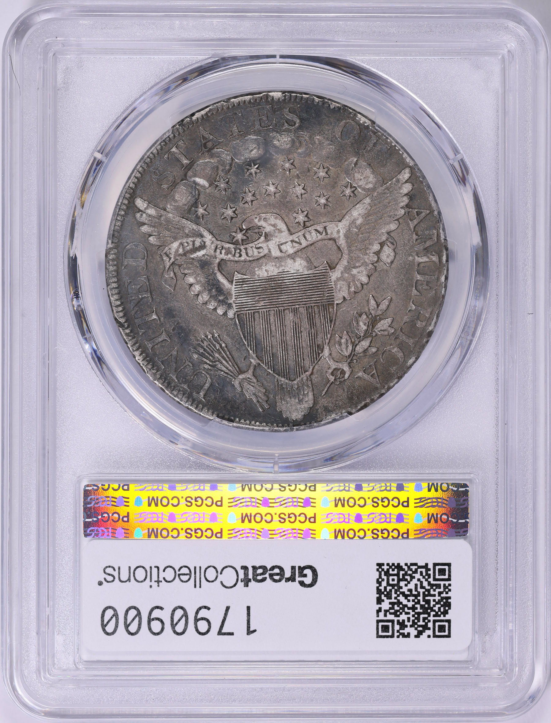 1800 Draped Bust Silver Dollar 12 Arrows PCGS Genuine VF Details