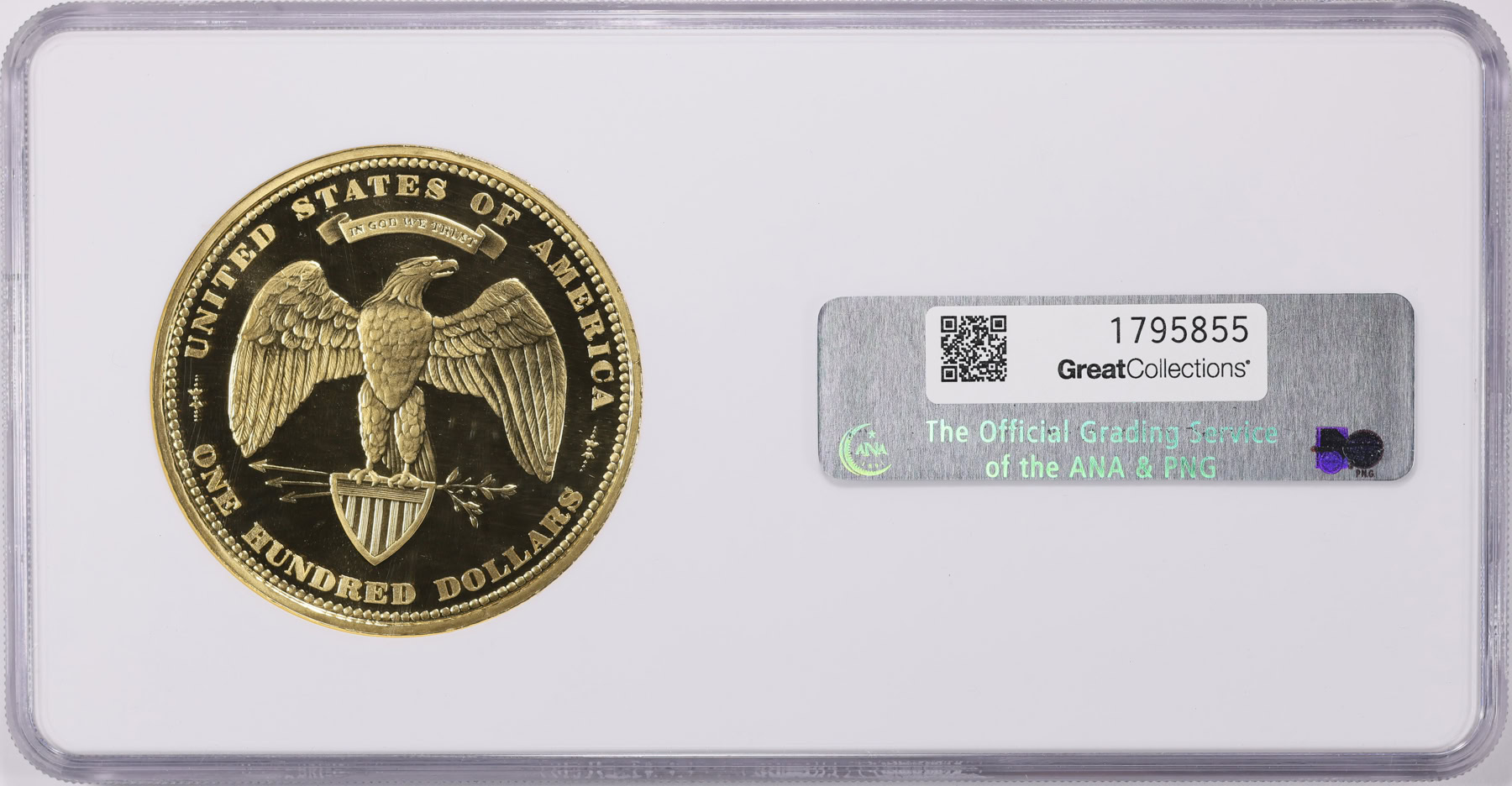 $100 UNION™ 銀貨 1.5オンス Gem Proof George T. Morgan $100 Union 1.5 oz Pure Silver NGC Gem Proof