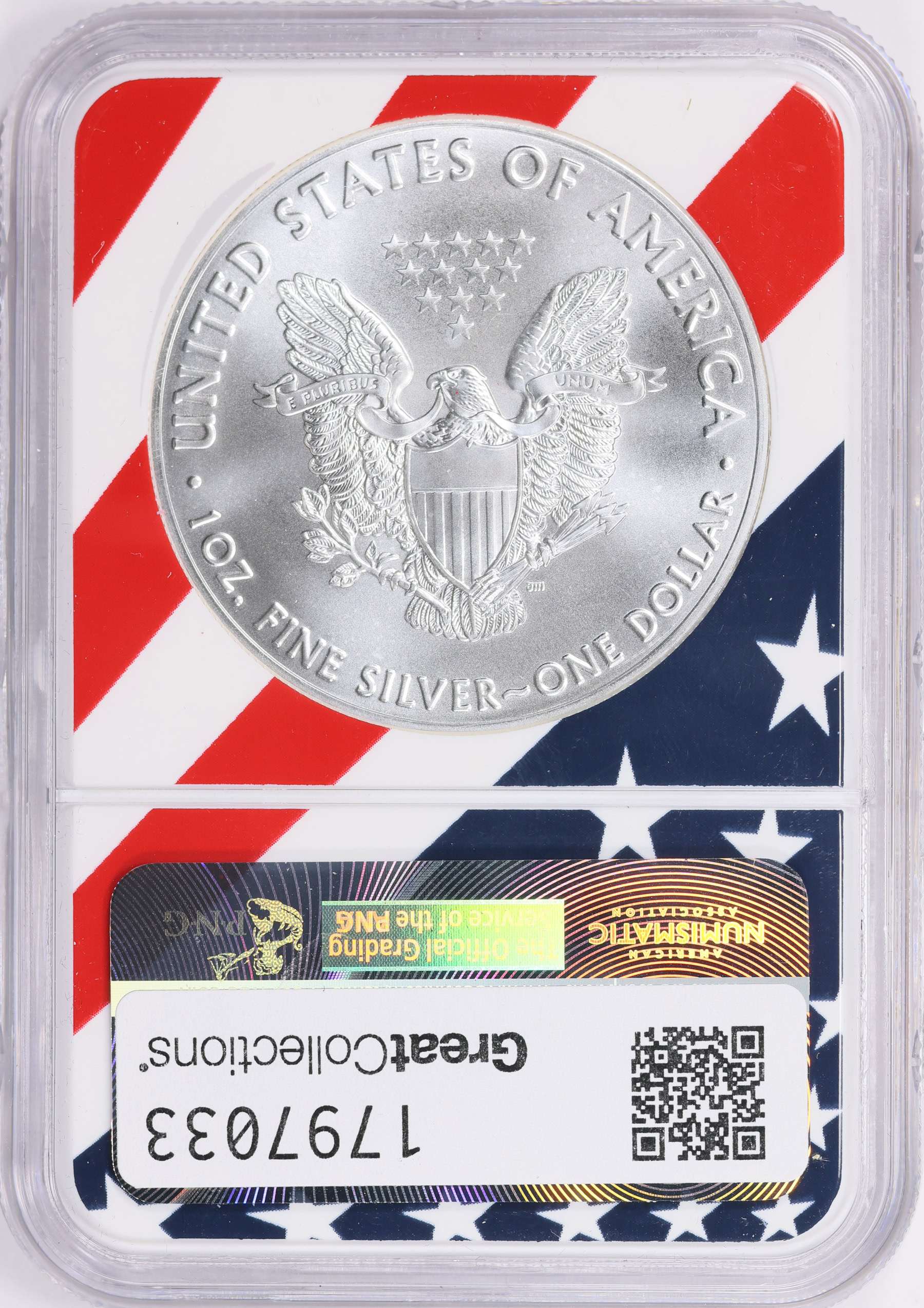 2018 Eagle Silver Coin NGC MS 70