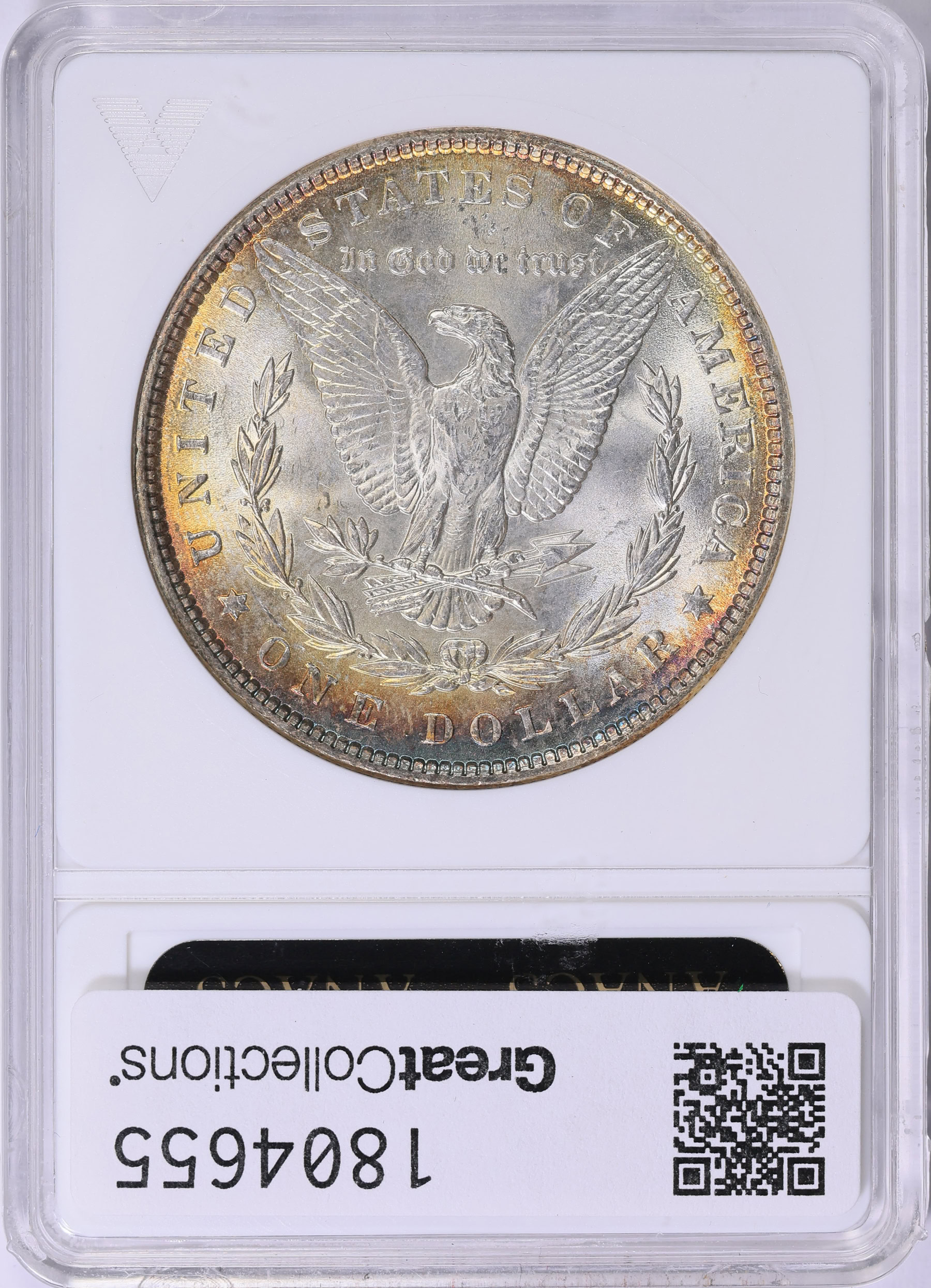 1887 Morgan Silver Dollar Doubled Date VAM-5 Top 100 ANACS MS-63 OH ...