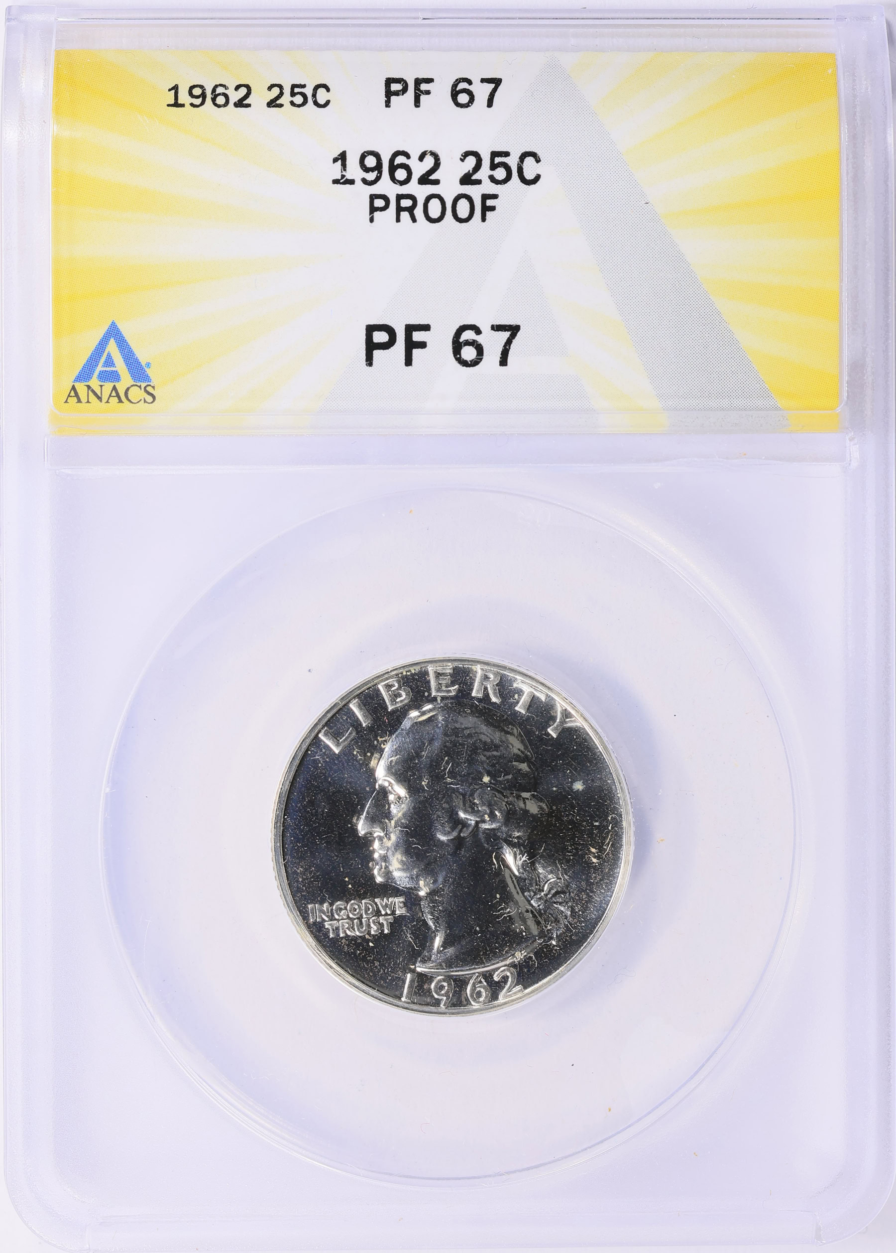 【PF66★CAMEO】1962年 アメリカ 25セント銀貨 NGC アメリカ PF66☆CAMEO】1962年 アメリカ 25セント銀貨 NGC アメリカ
