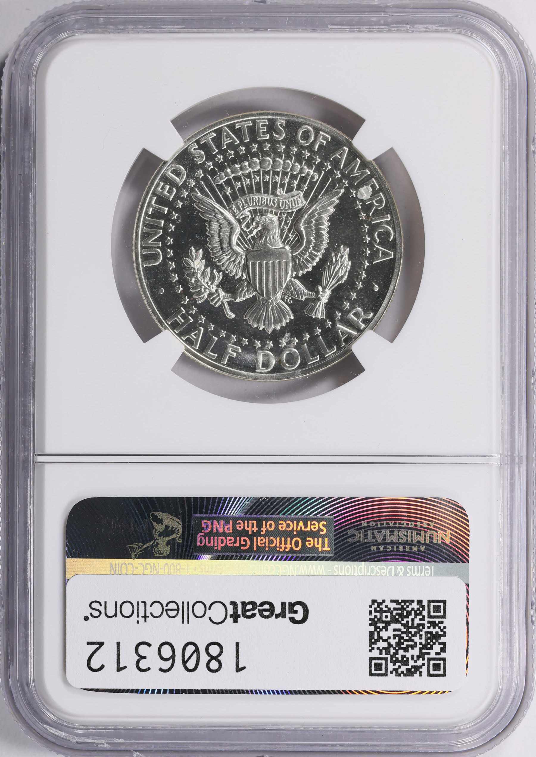 1964 Kennedy Half Dollar Accented Hair NGC Proof-66 (Item 1806312 ...