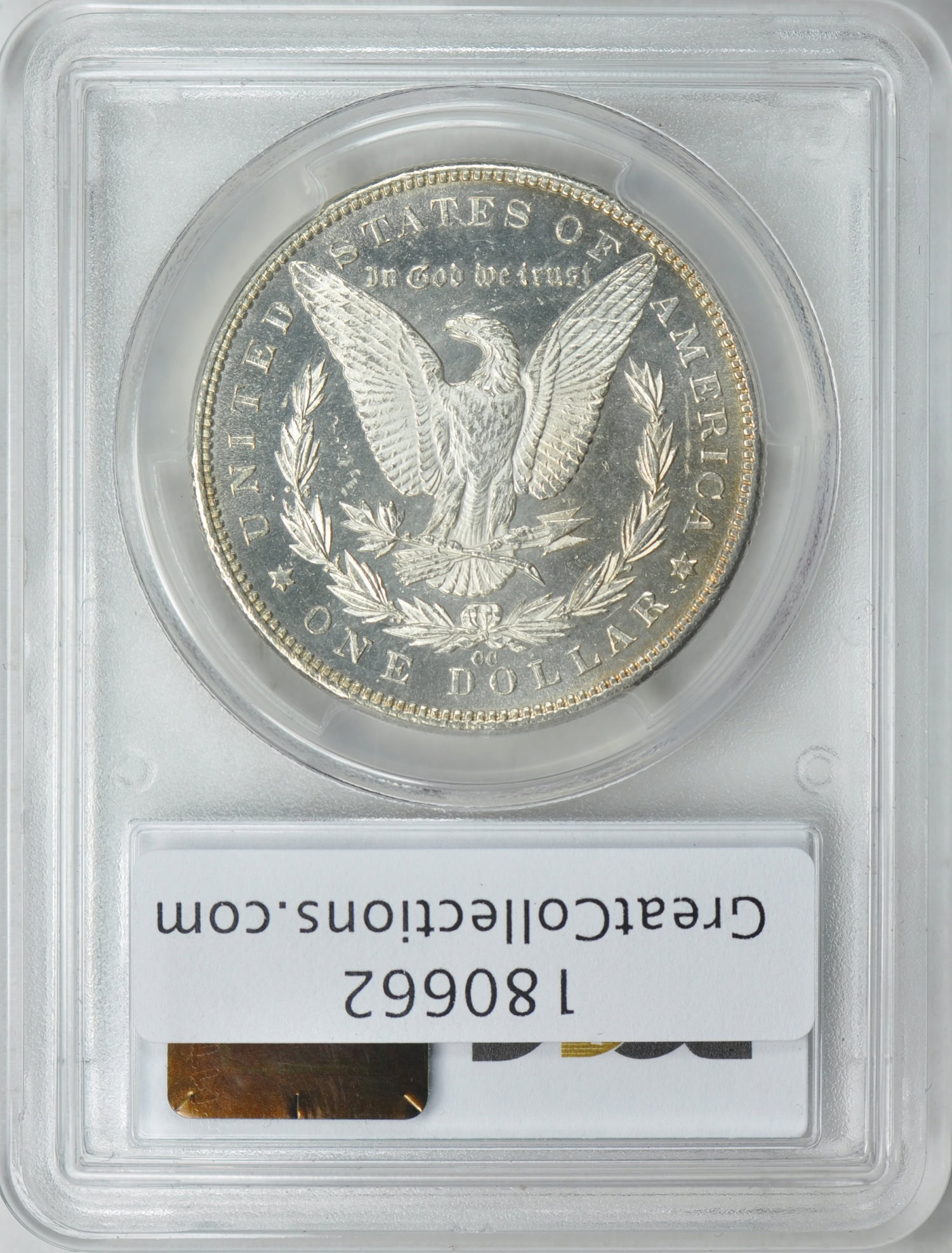 1889-CC Morgan Silver Dollar PCGS MS-63 PL (CAC Green) (Item