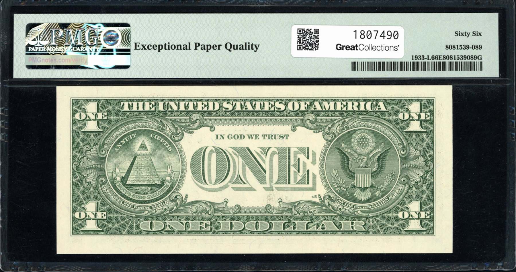 Fr. 1933-L (LH Block) 2006 $1 San Francisco Federal Reserve Note ...