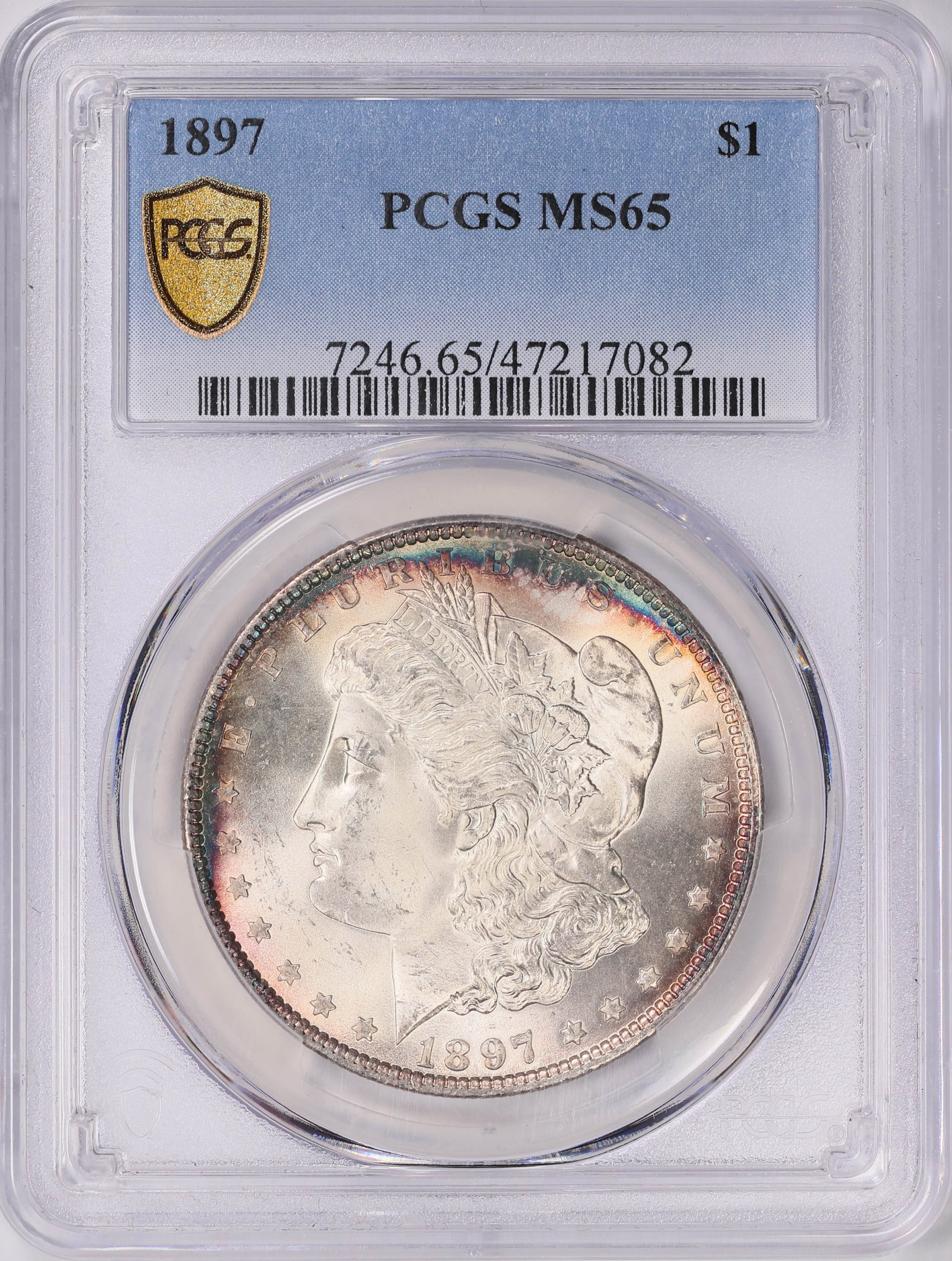 1897 Morgan Silver Dollar PCGS MS-65 (Toned) (Item 1811467 ...