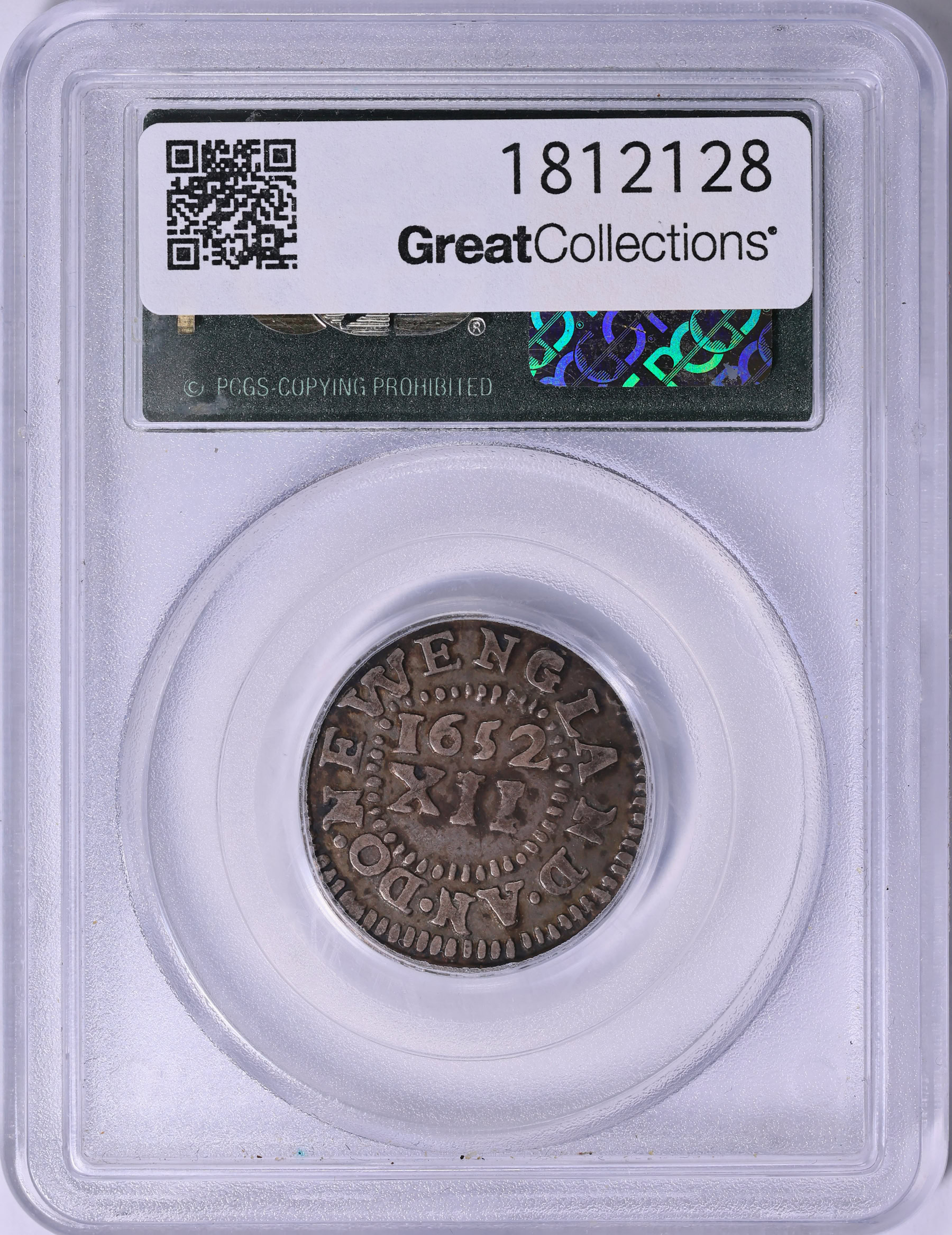 ⭐️【PCGS PR66DCAM 】ハンガリー 500Frt 聖シュテファン 1652 Massachusetts Pine Tree Silver Shilling Small Planchet PCGS