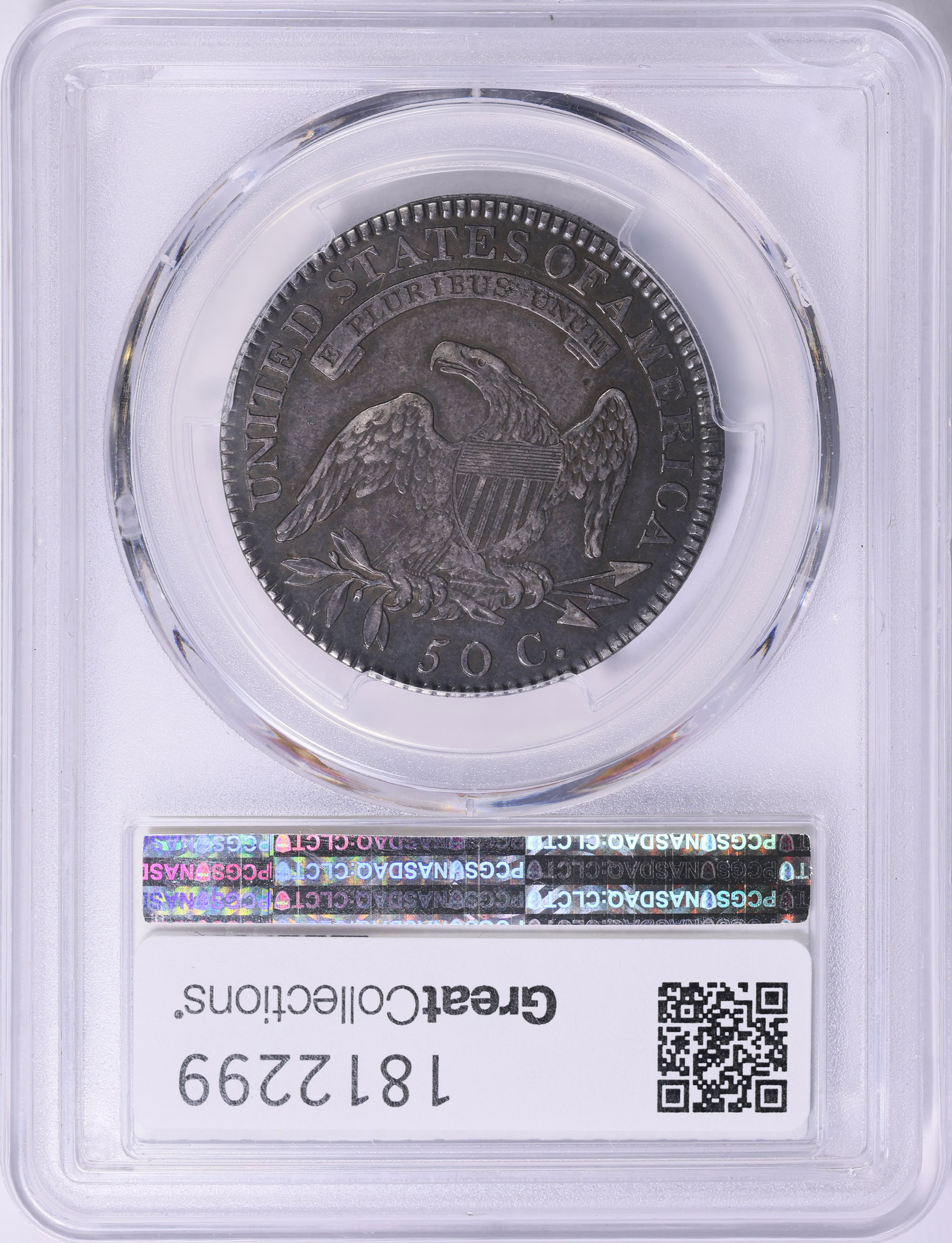 1818 Capped Bust Half Dollar PCGS AU-50 (Toned) (Item 1812299 ...