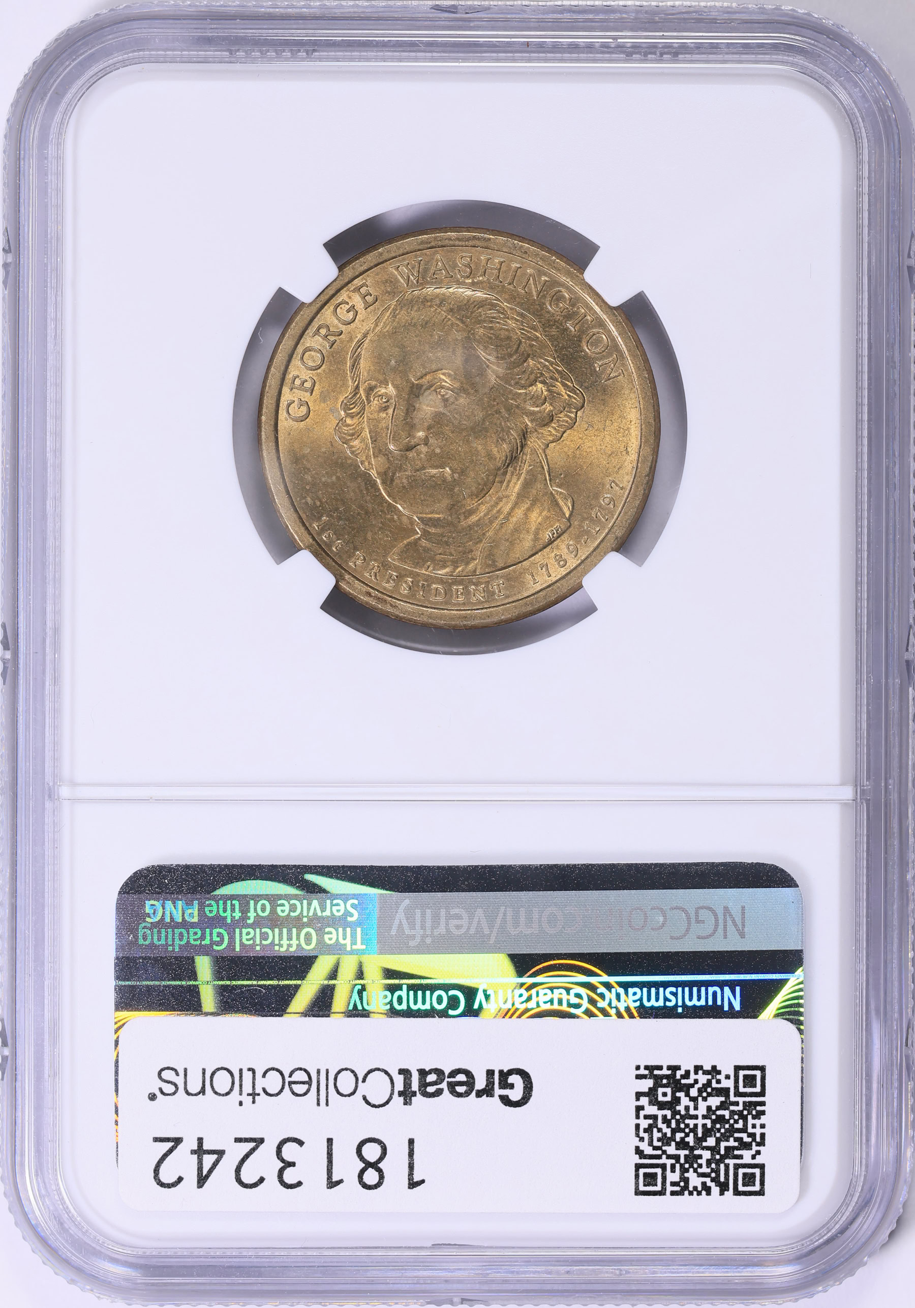 2007-P Presidential Dollar George Washington Elongated Ray VP-001