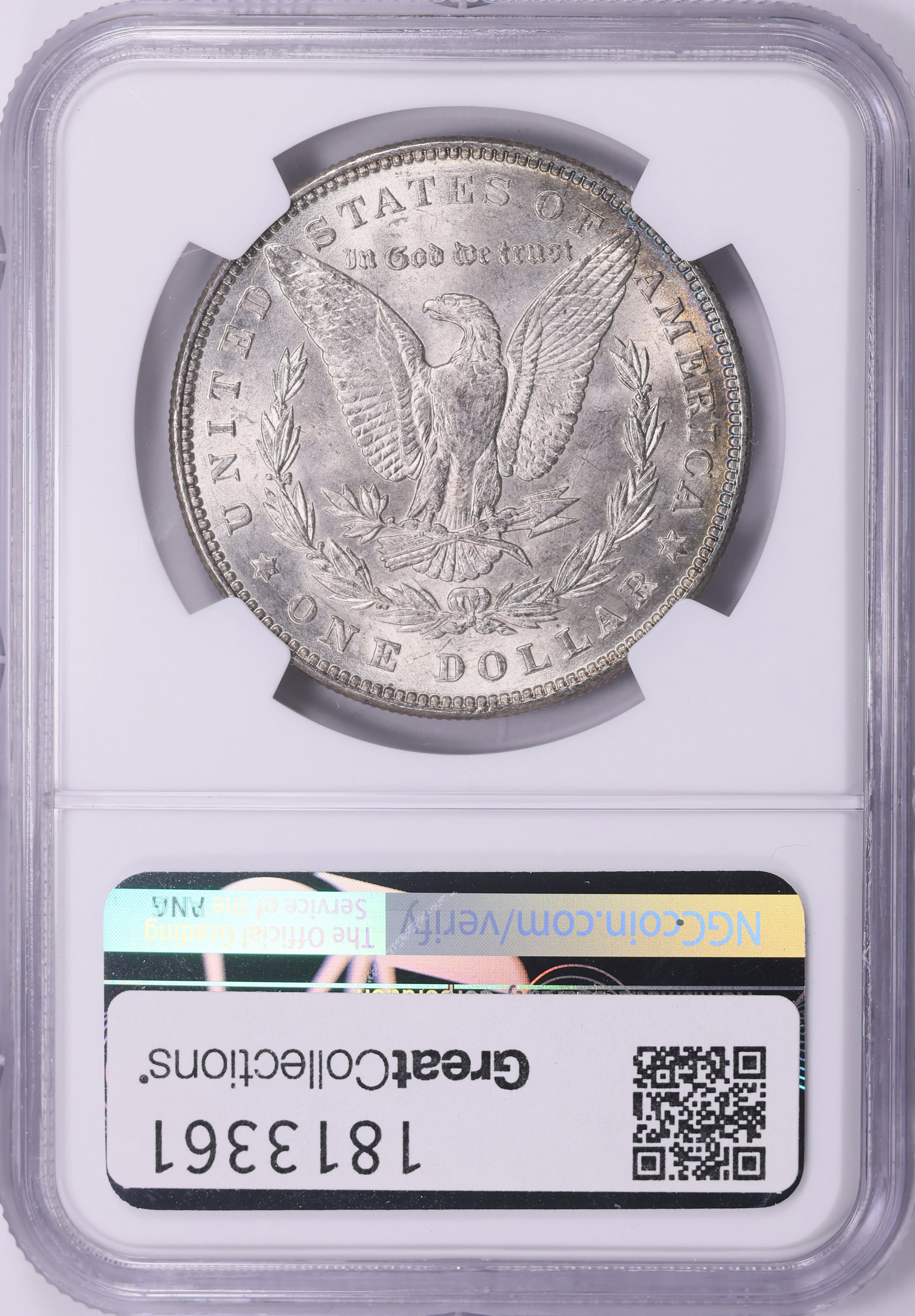 1887 Morgan Silver Dollar NGC MS-63 (Toned) (Item 1813361