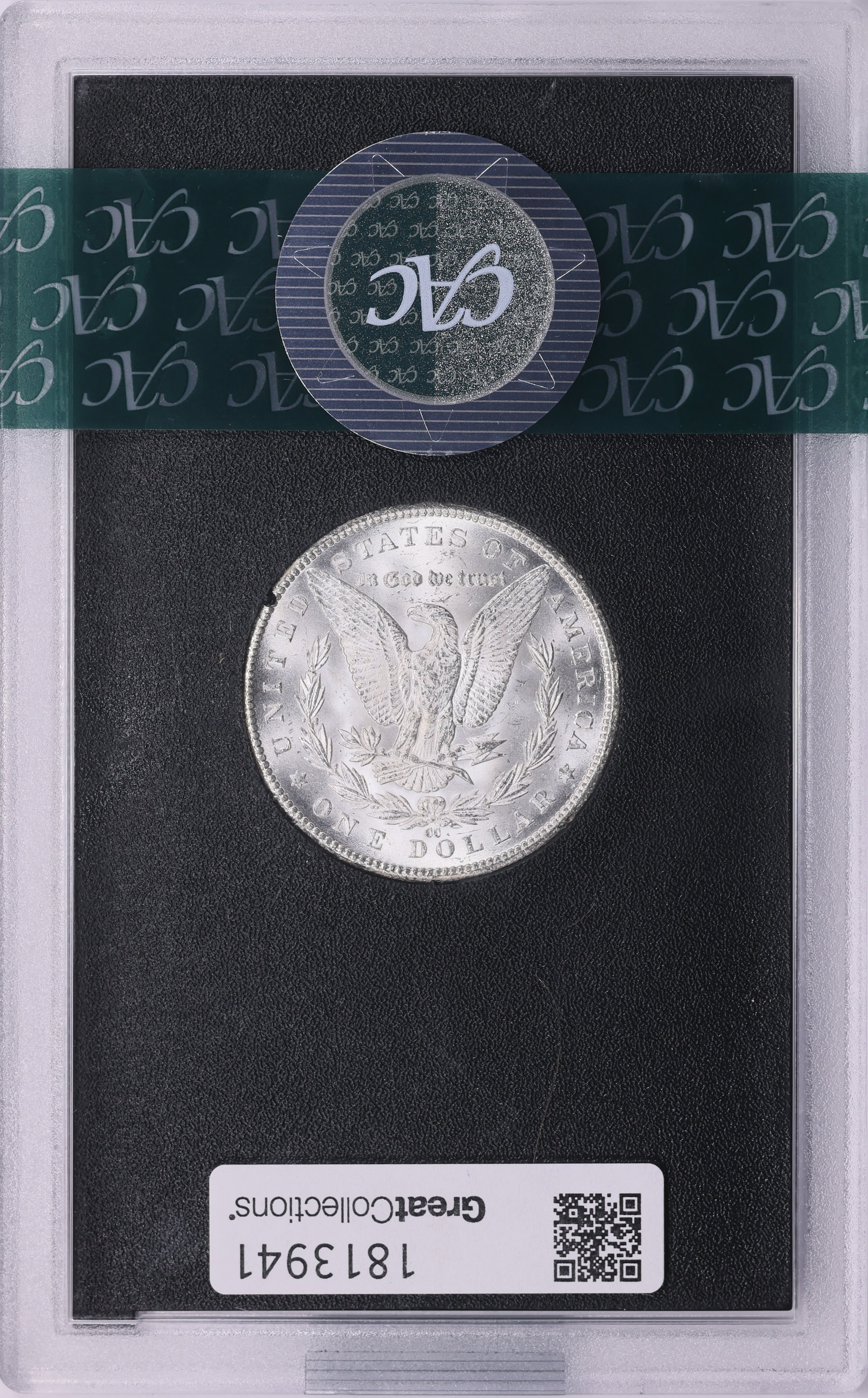 1884-CC Morgan Silver Dollar GSA Treasure CACG MS-61 (GSA Holder