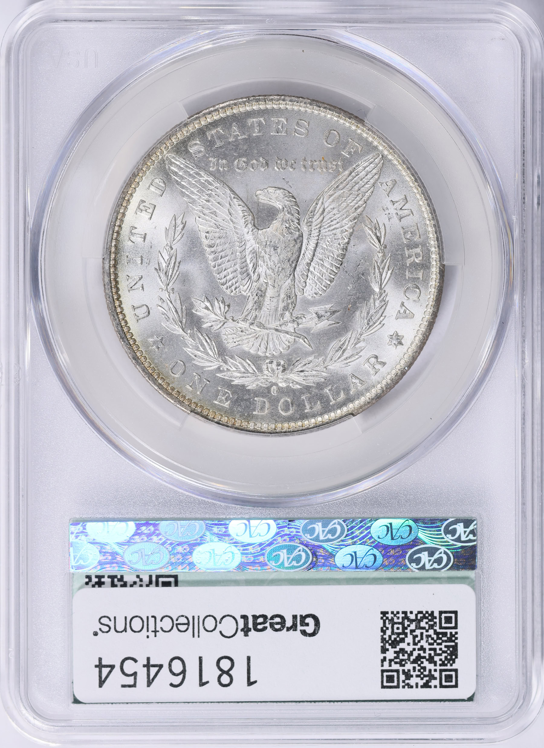 1884-O Morgan Silver Dollar CACG MS-63 (Item 1816454 ...