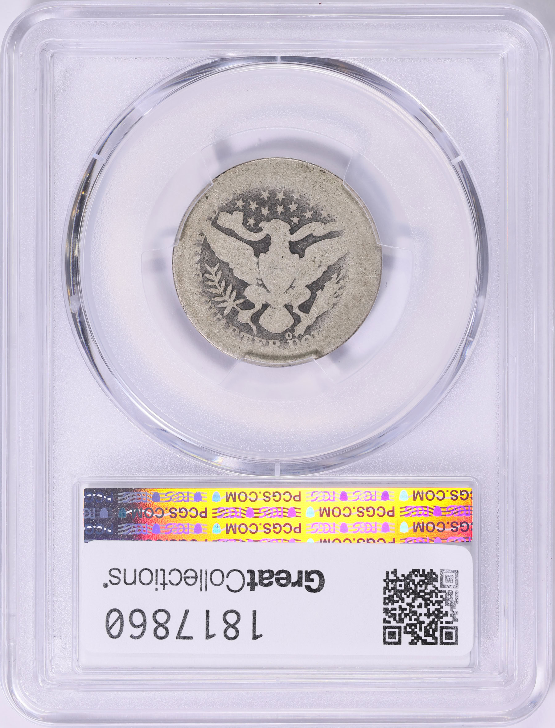1894-O Barber Quarter PCGS FR-02 (Item 1817860) | GreatCollections Coin ...