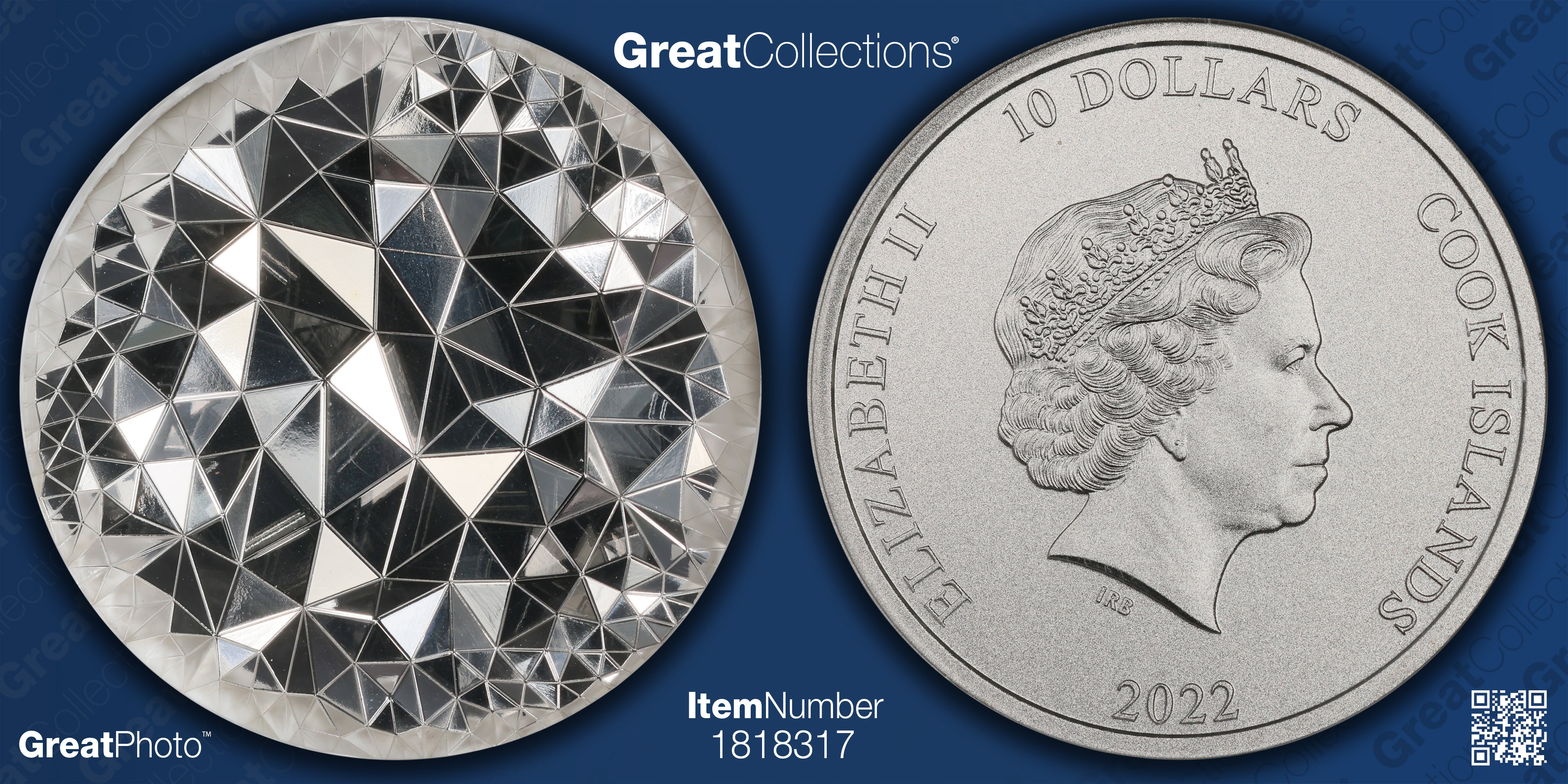Cook Islands 2022 Silver $10 Silverland: The Rock KM-3301 NGC