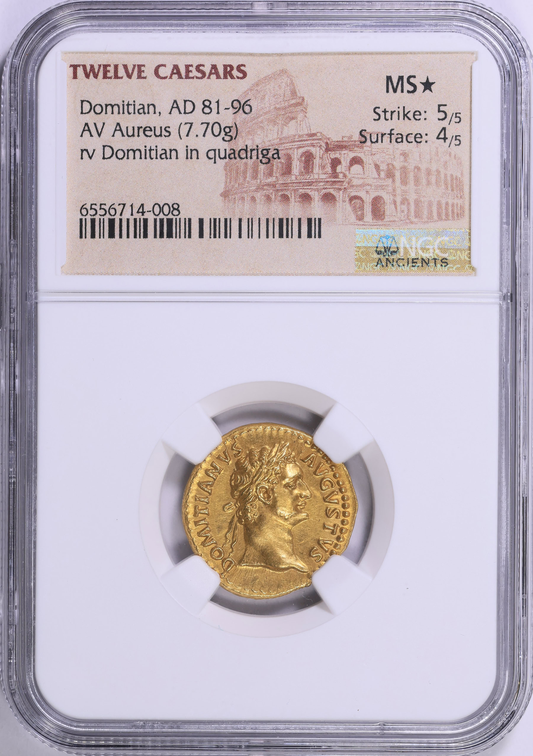 古代ローマ帝国 コンスタンティウス2世 AE貨 NGC鑑定済 AD337–361 Roman AE of Constantius II (AD 317-361) Half-Centenionalis NGC (F