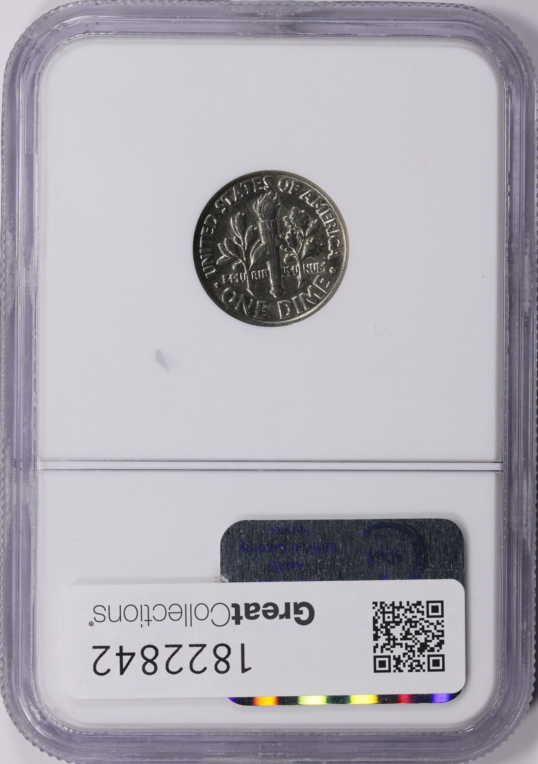 1982 Roosevelt Dime No P FS-021 NGC MS-62 (Item 1822842 ...