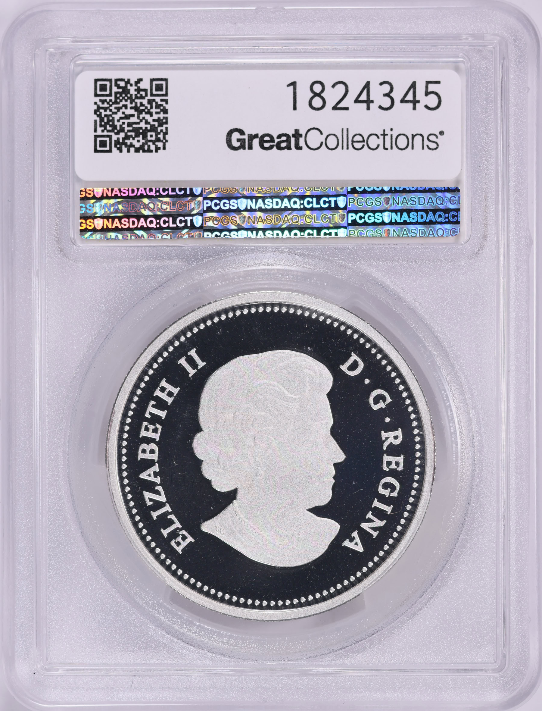 Canada 2012 Silver $20 Diamond Jubilee 1952-2012 KM-1137 PCGS