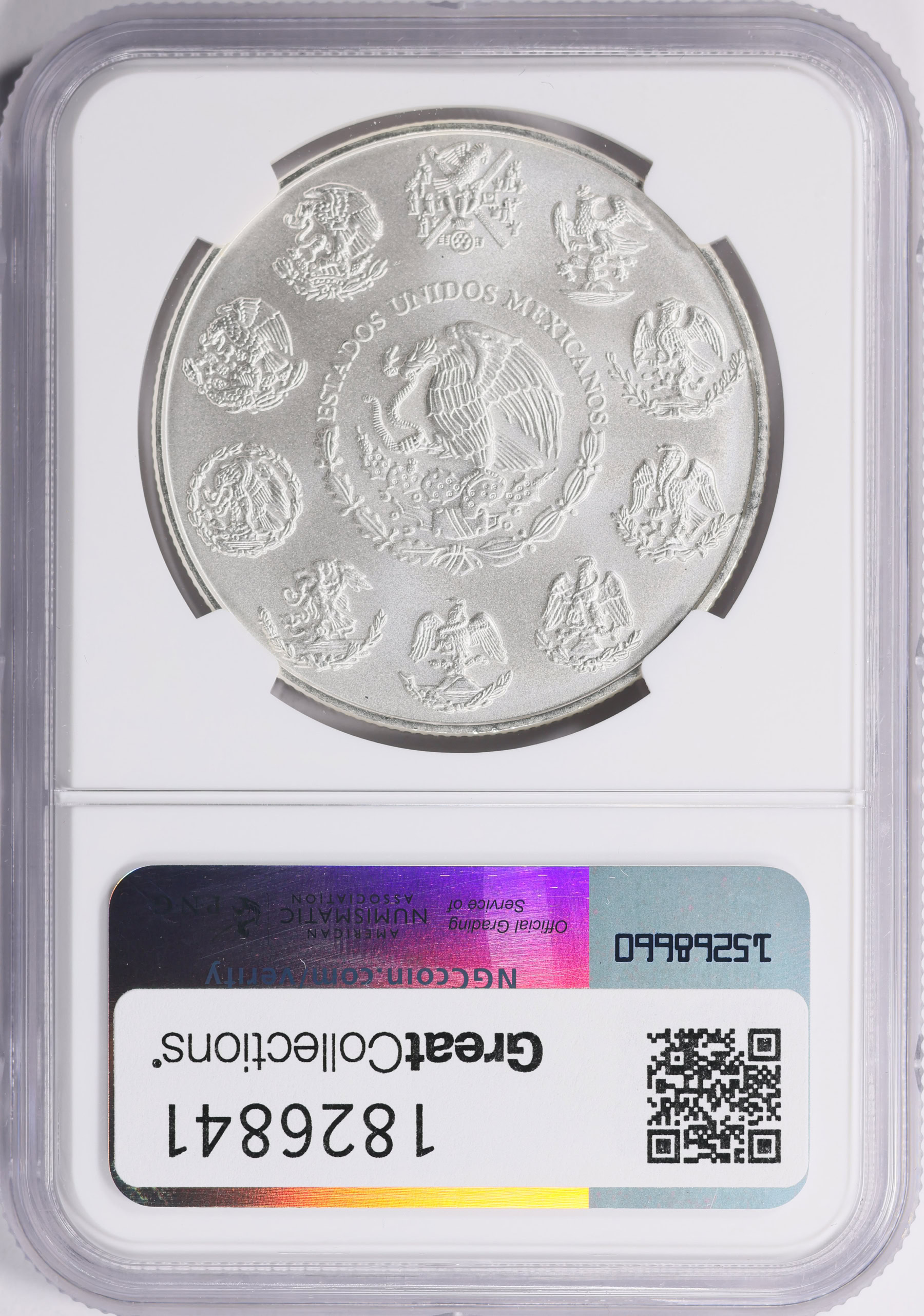 【非売品】 モンドセレクション  メダル Mexico 2014-Mo Silver Onza Libertad KM-639 NGC MS-69 (Item 1826841