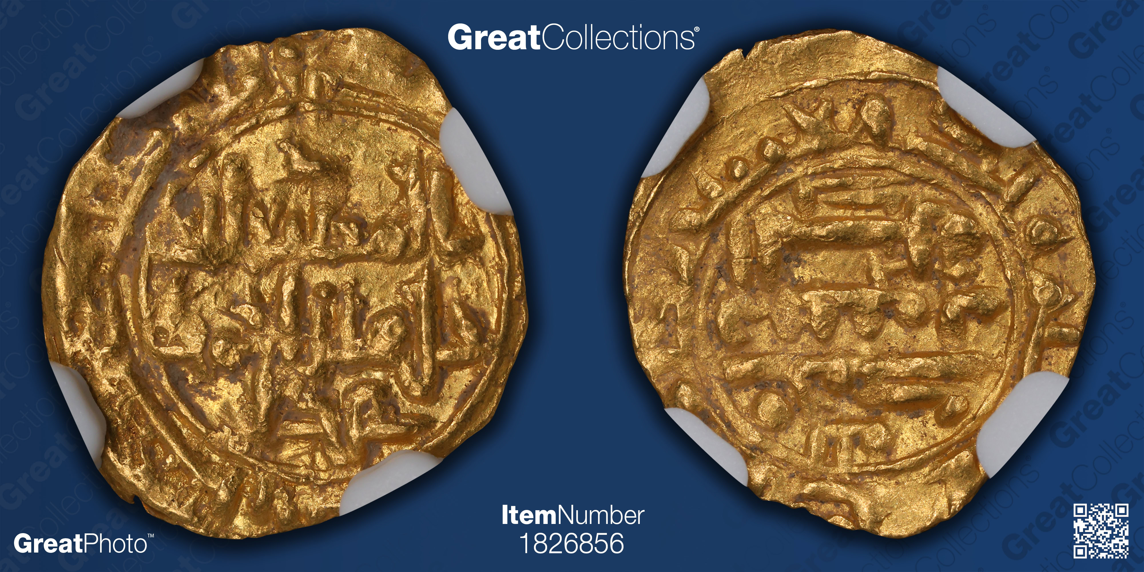 Iran - Saffarids ND (AH360-369) Gold Fractional Dinar of Khalaf B ...