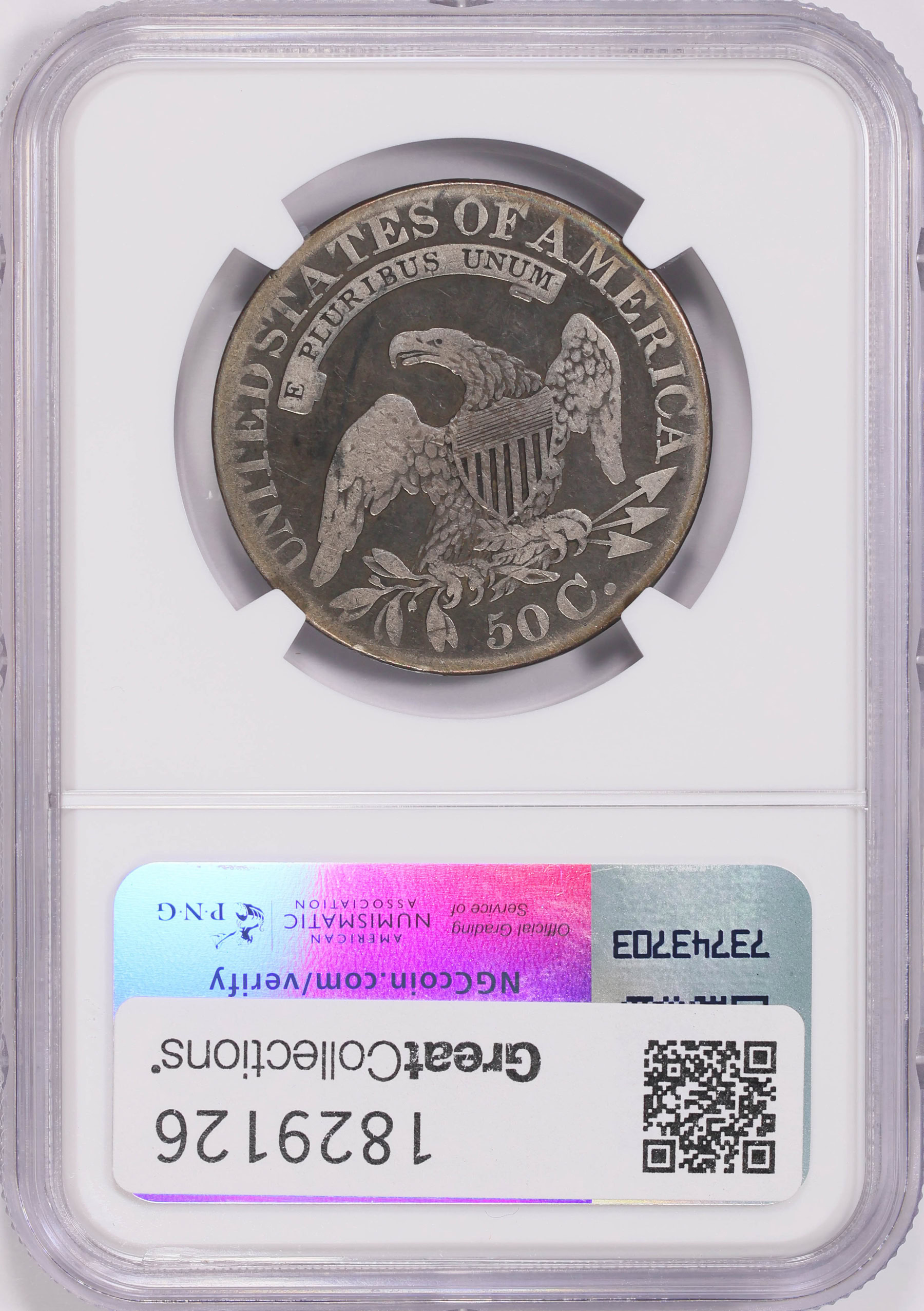 1828 Capped Bust Half Dollar NGC G-06 (Toned) (Item 1829126