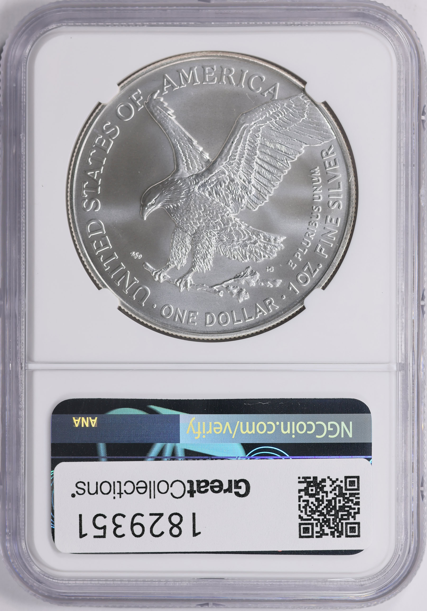 2022 $1 Silver Eagle NGC MS-70 (U.S. State Series West Virginia