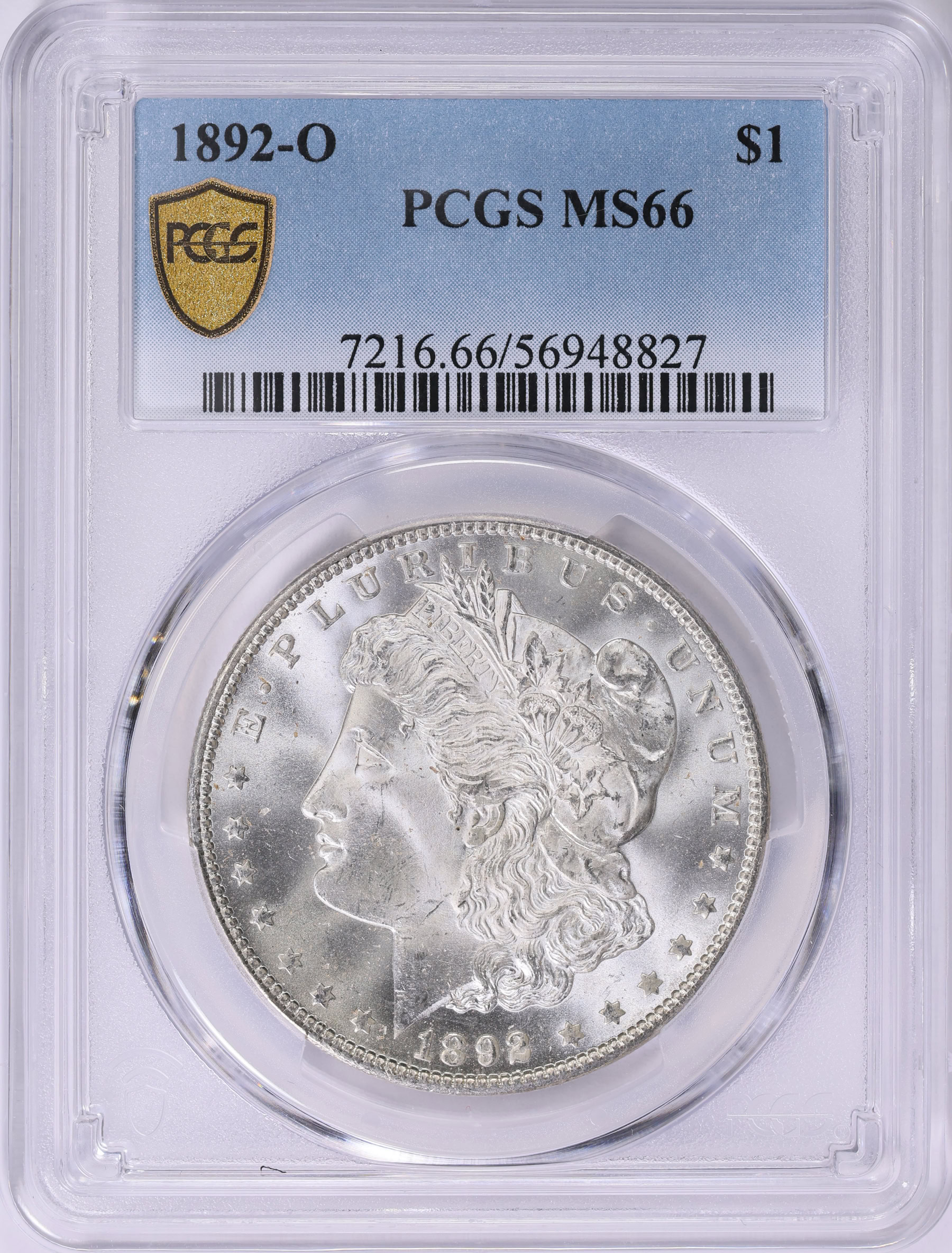 1892-O Morgan Silver Dollar PCGS MS-66 (Item 1832518 ...
