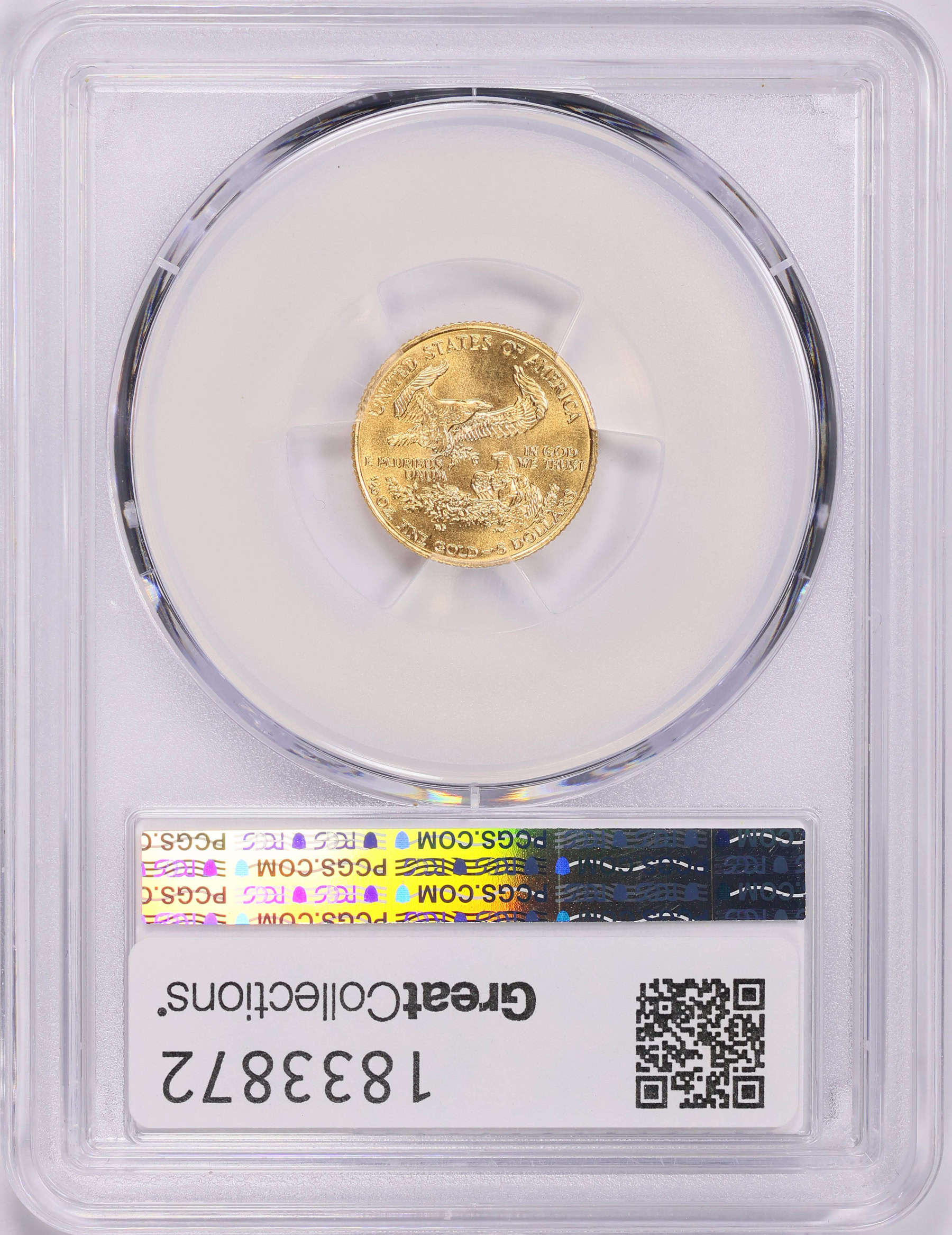 1990 $5 Tenth-Ounce Gold American Eagle PCGS MS-69 (Item 1833872