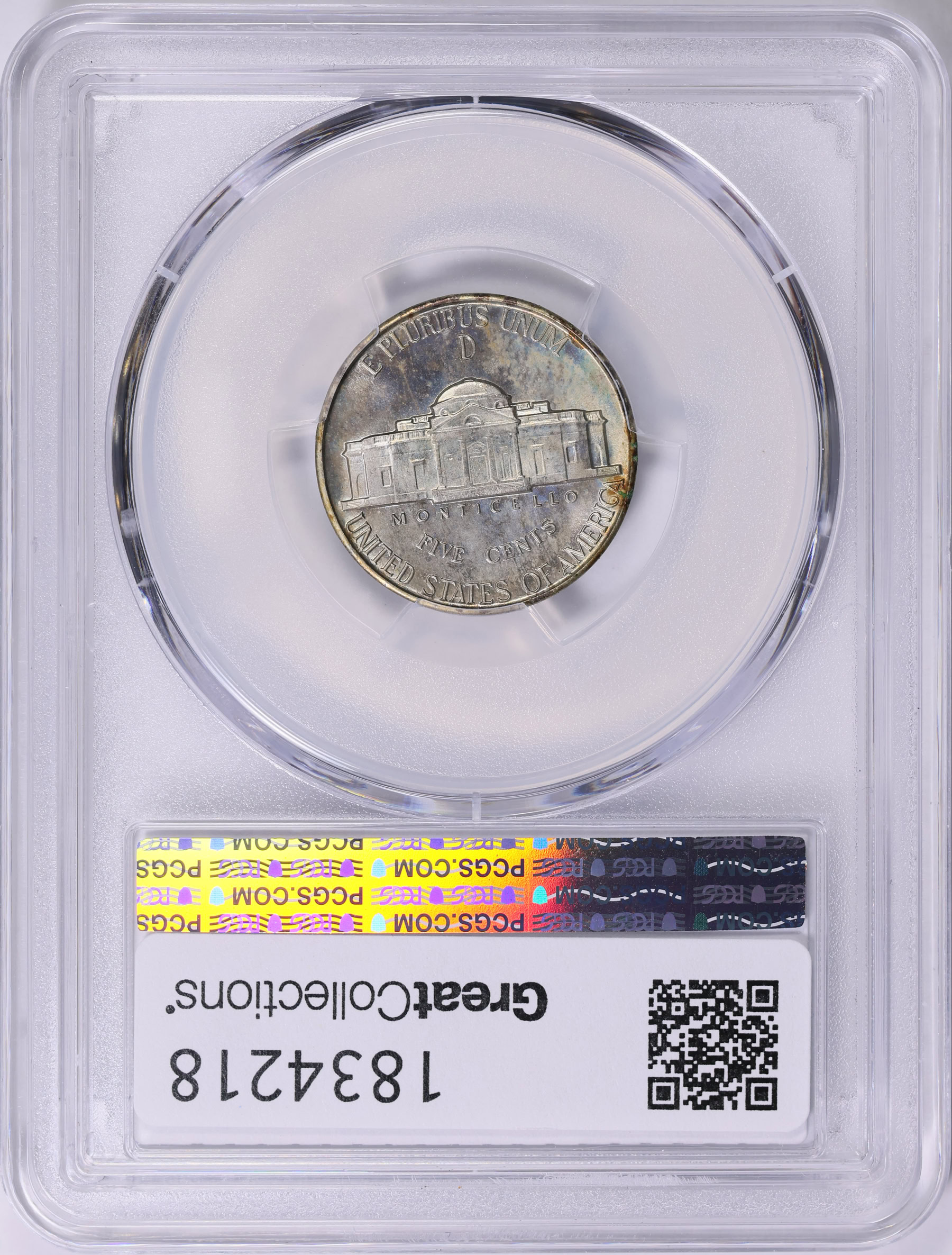 1943-D Jefferson Nickel PCGS MS-66 (Item 1834218