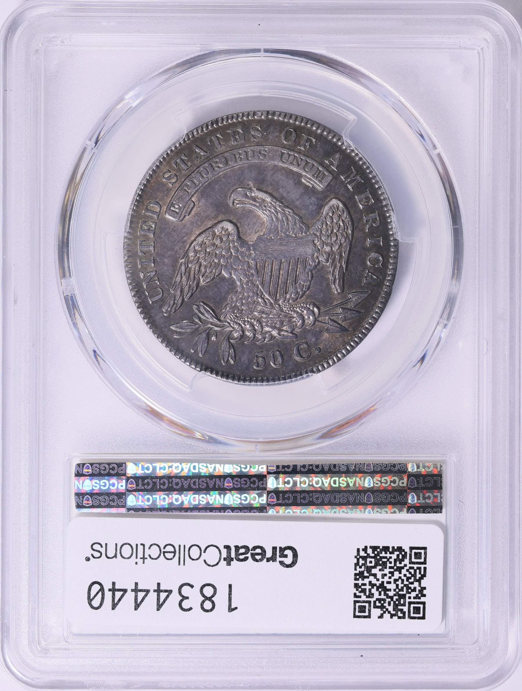 1836 Capped Bust Half Dollar Lettered Edge PCGS AU-58 (Item 1834440 ...