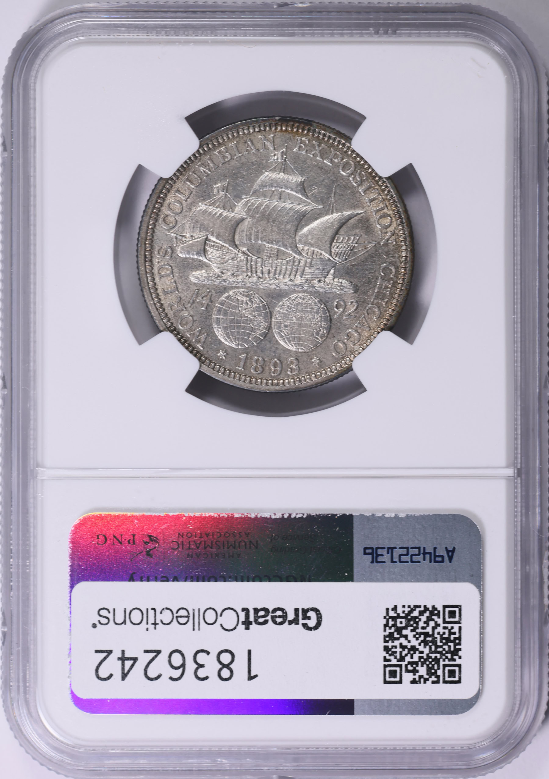 NGC グレード 1839 イギリス 6P シックスペンス ほぼ未流通 AU 58 コイン 1866-S 着席自由