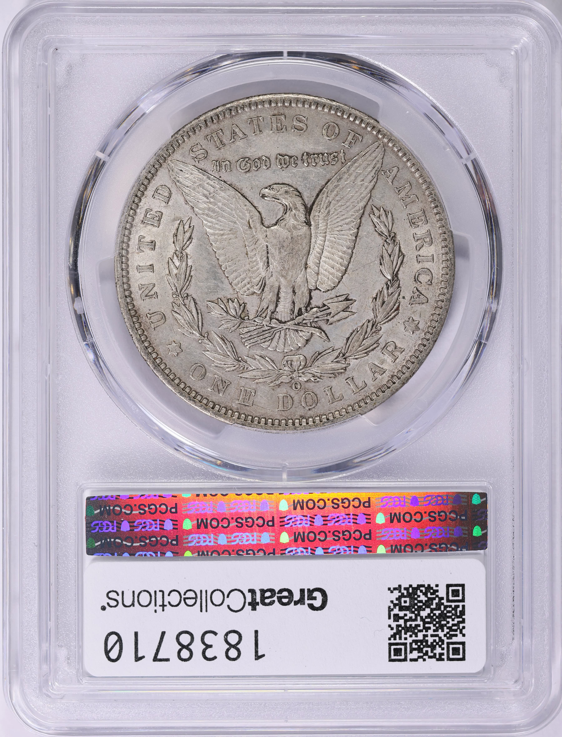1891-O Morgan Silver Dollar PCGS AU-50 (Item 1838710