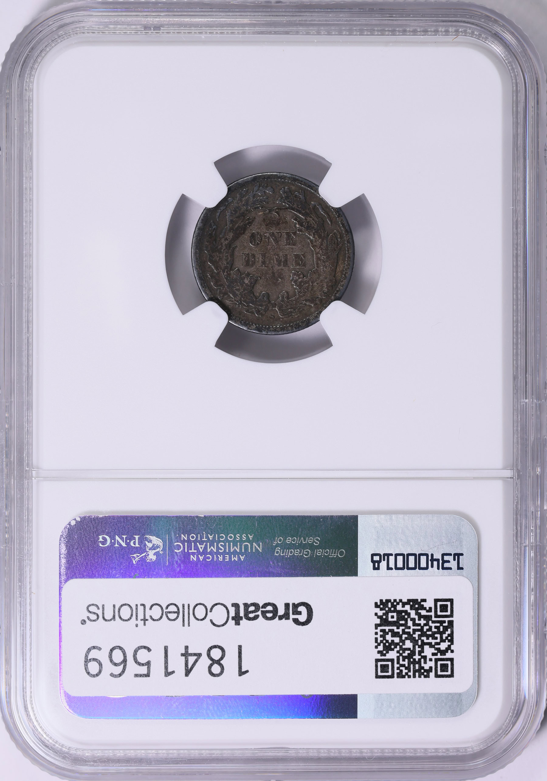 1869-S Seated Liberty Dime NGC VF-25 (Toned) (Item 1841569