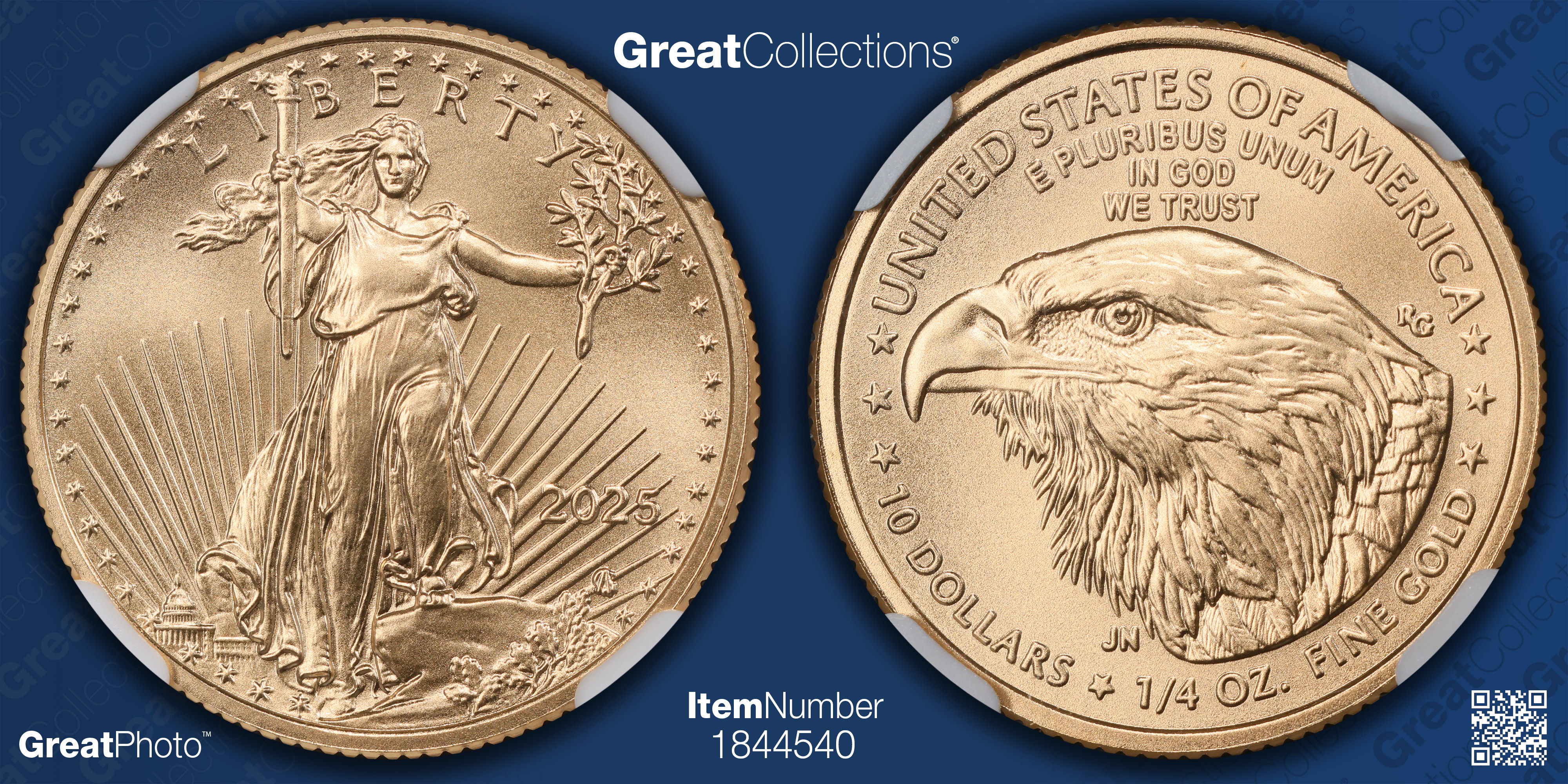 2025 $10 Quarter-Ounce Gold American Eagle NGC MS-70 (Don Everhart