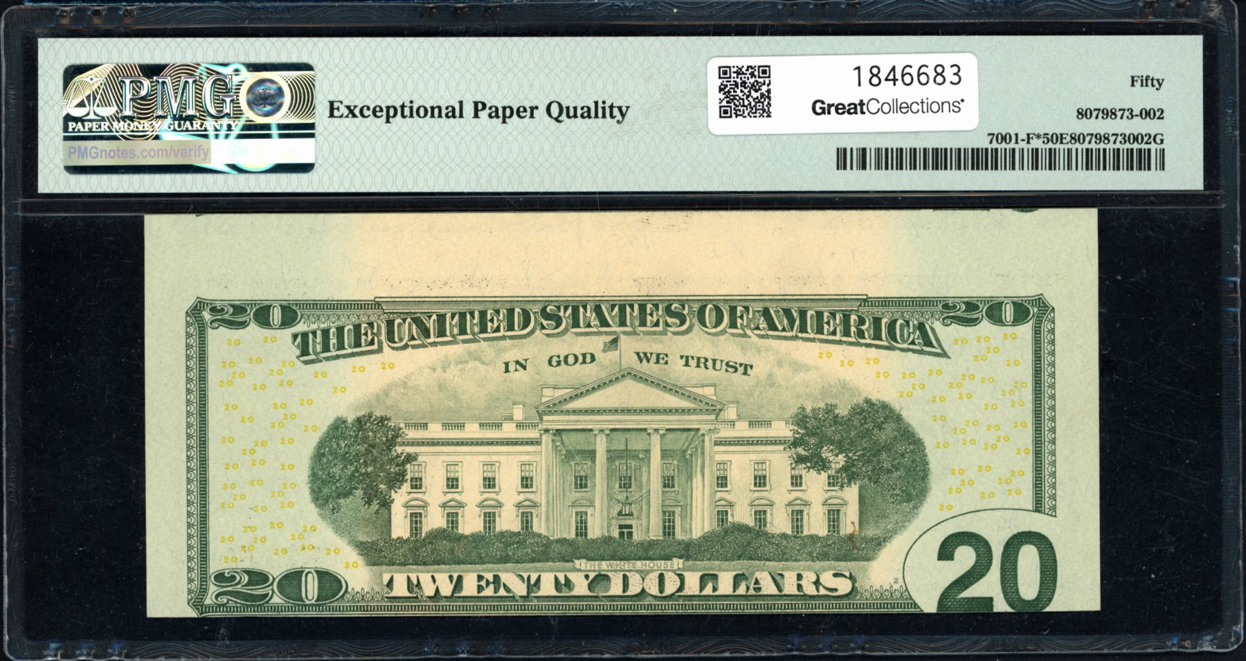 Fr. 7001-F* (PF* Block) 2017A $20 Atlanta Federal Reserve Error Note ...