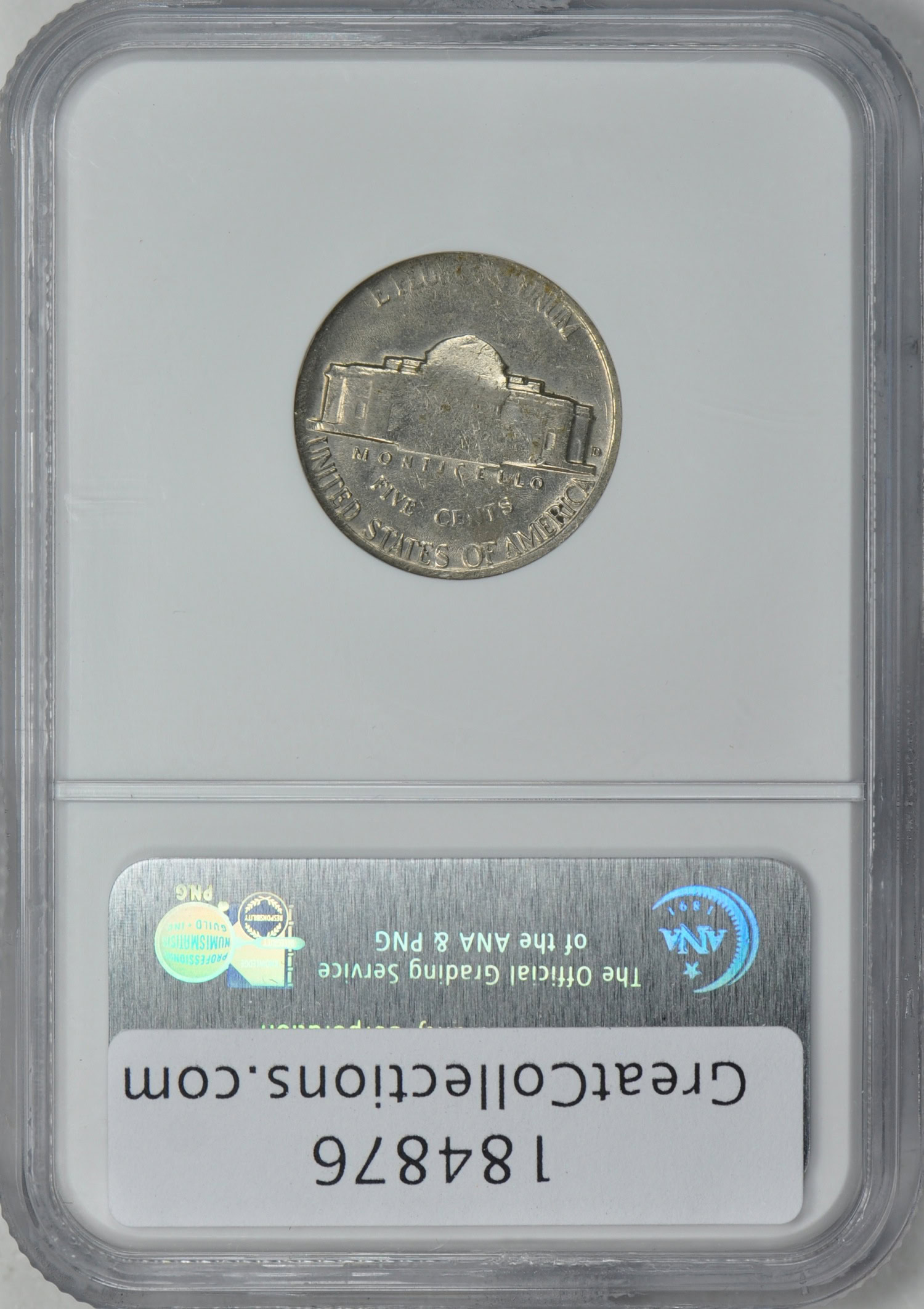 Mint Error 1964-D Jefferson Nickel Struck on a Thin Planchet 3.5