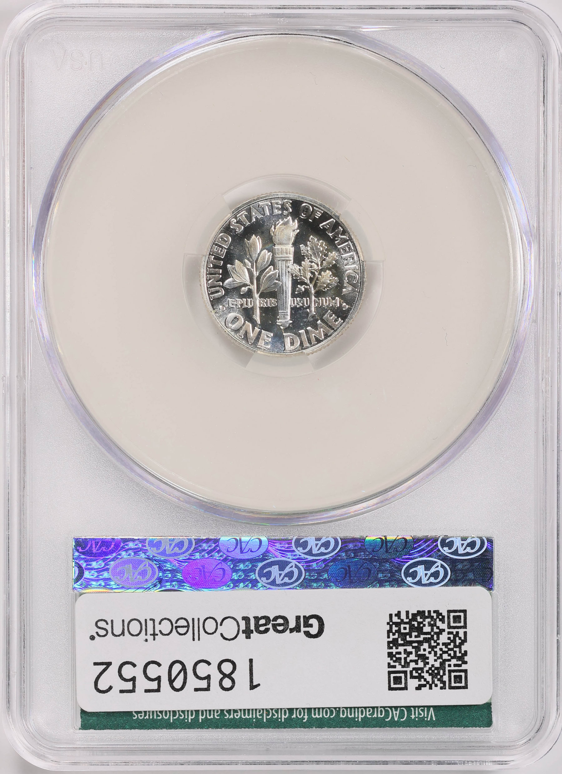 1963 Roosevelt Dime Doubled Die Reverse FS-804 CACG Proof-66 (Item ...
